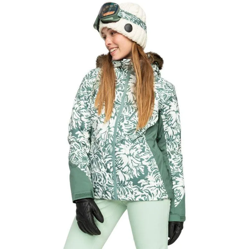 Campera Roxy Snow Jet Ski Premium Verde