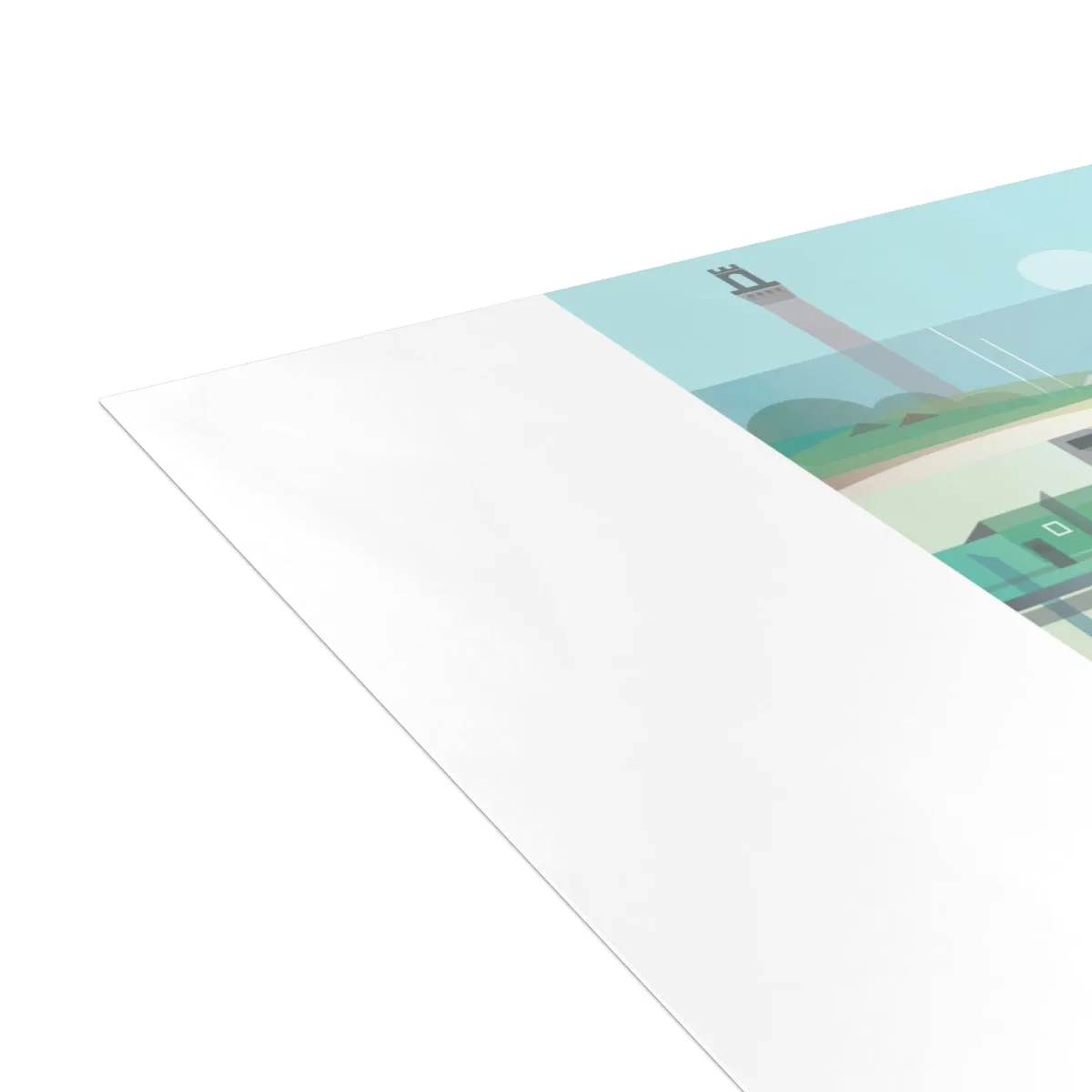 Cape Cod Folded Matte Notecards   Envelopes (10pcs)