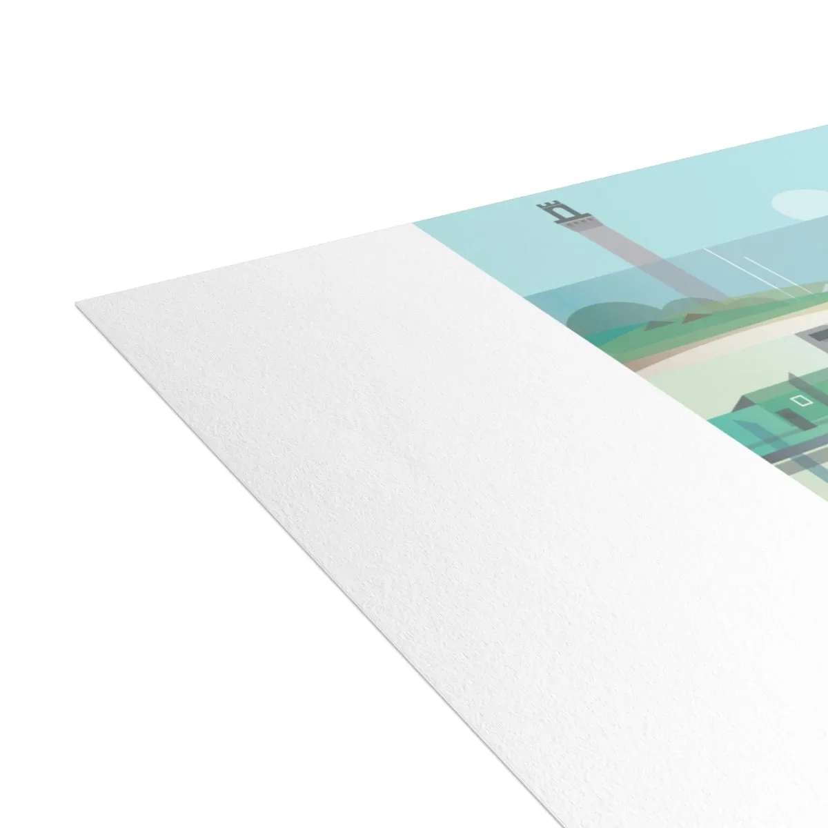 Cape Cod Folded Matte Notecards   Envelopes (10pcs)