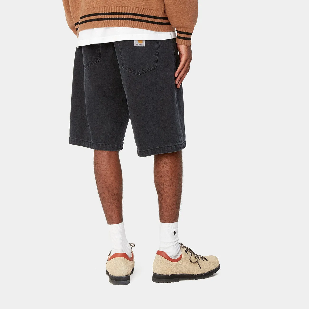 Carhartt WIP Landon Short Herren Black Stone Washed