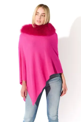 Cashmere Asymmetrical Poncho