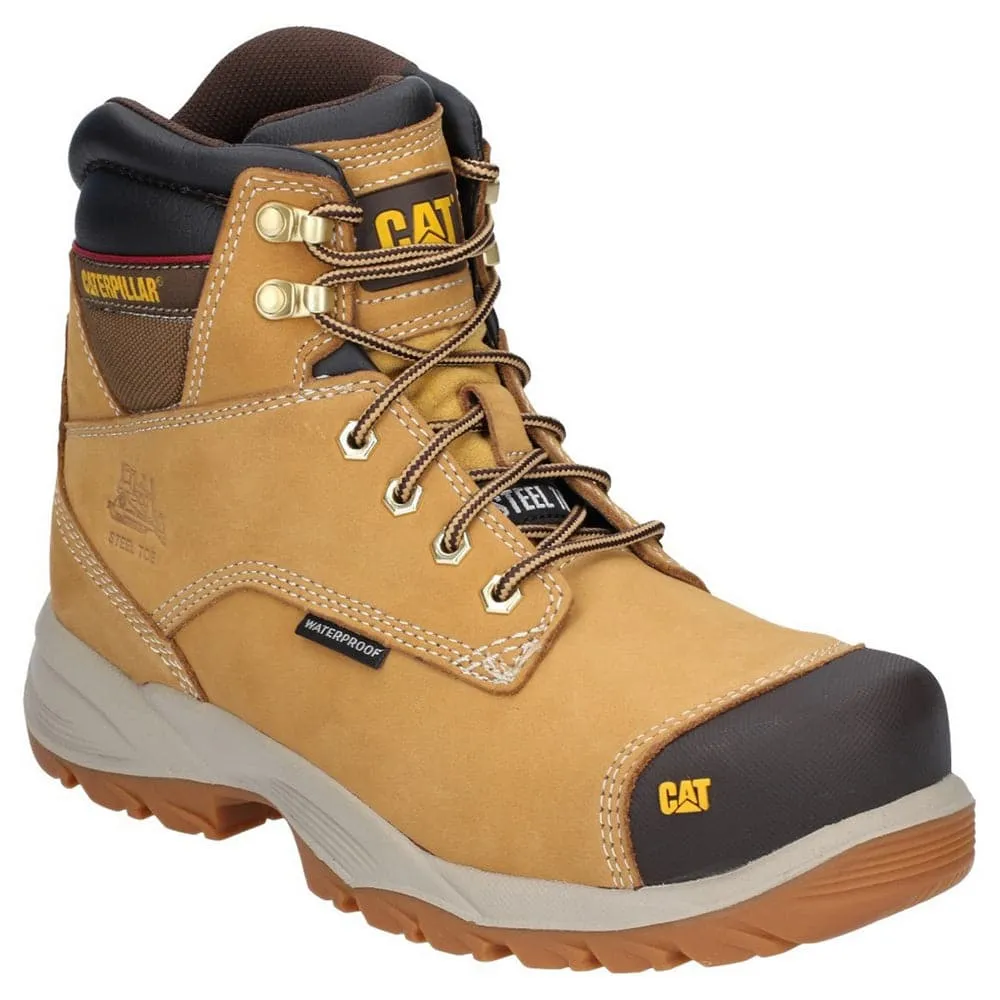 Caterpillar CAT Spiro Lace Up Waterproof Safety Work Boot