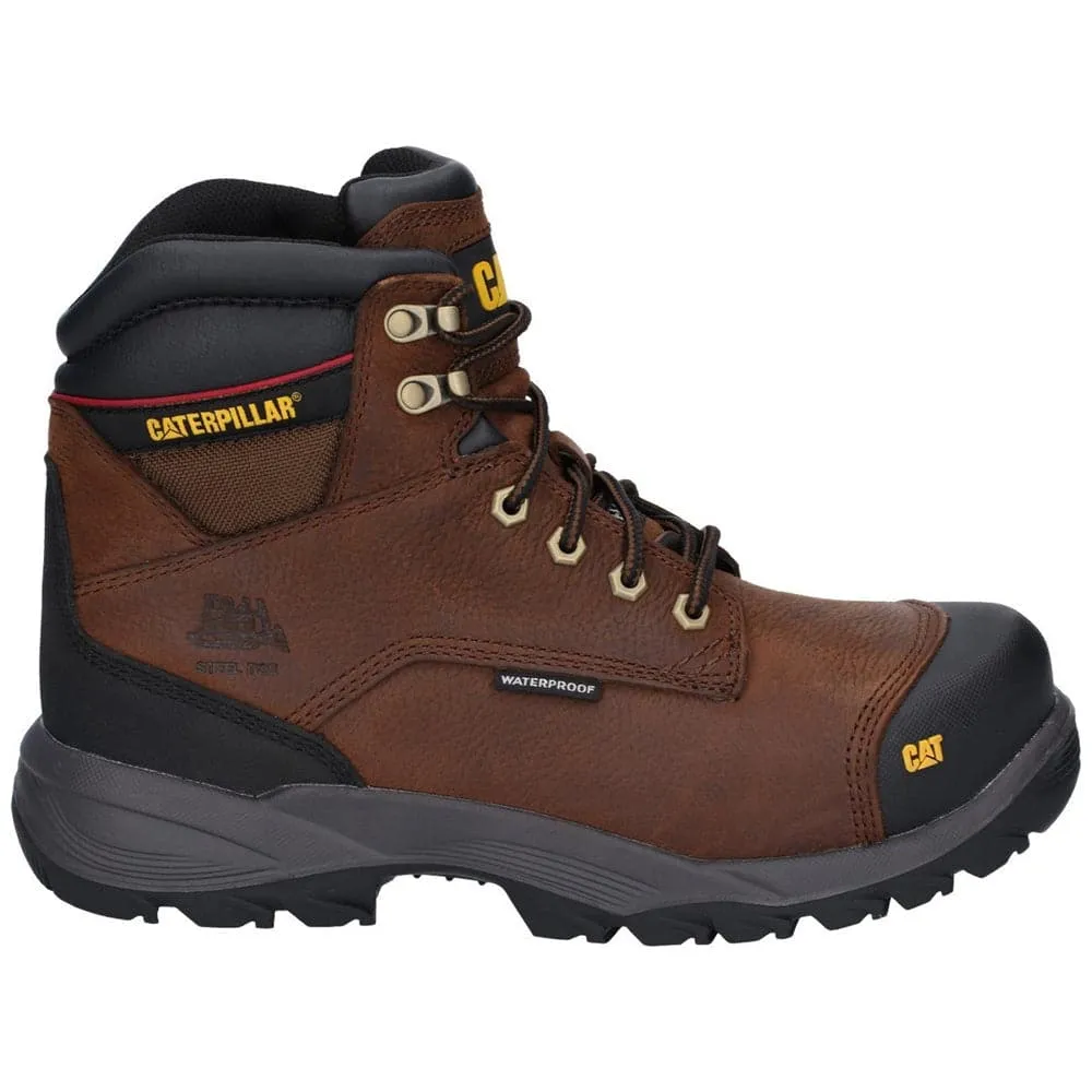 Caterpillar CAT Spiro Lace Up Waterproof Safety Work Boot