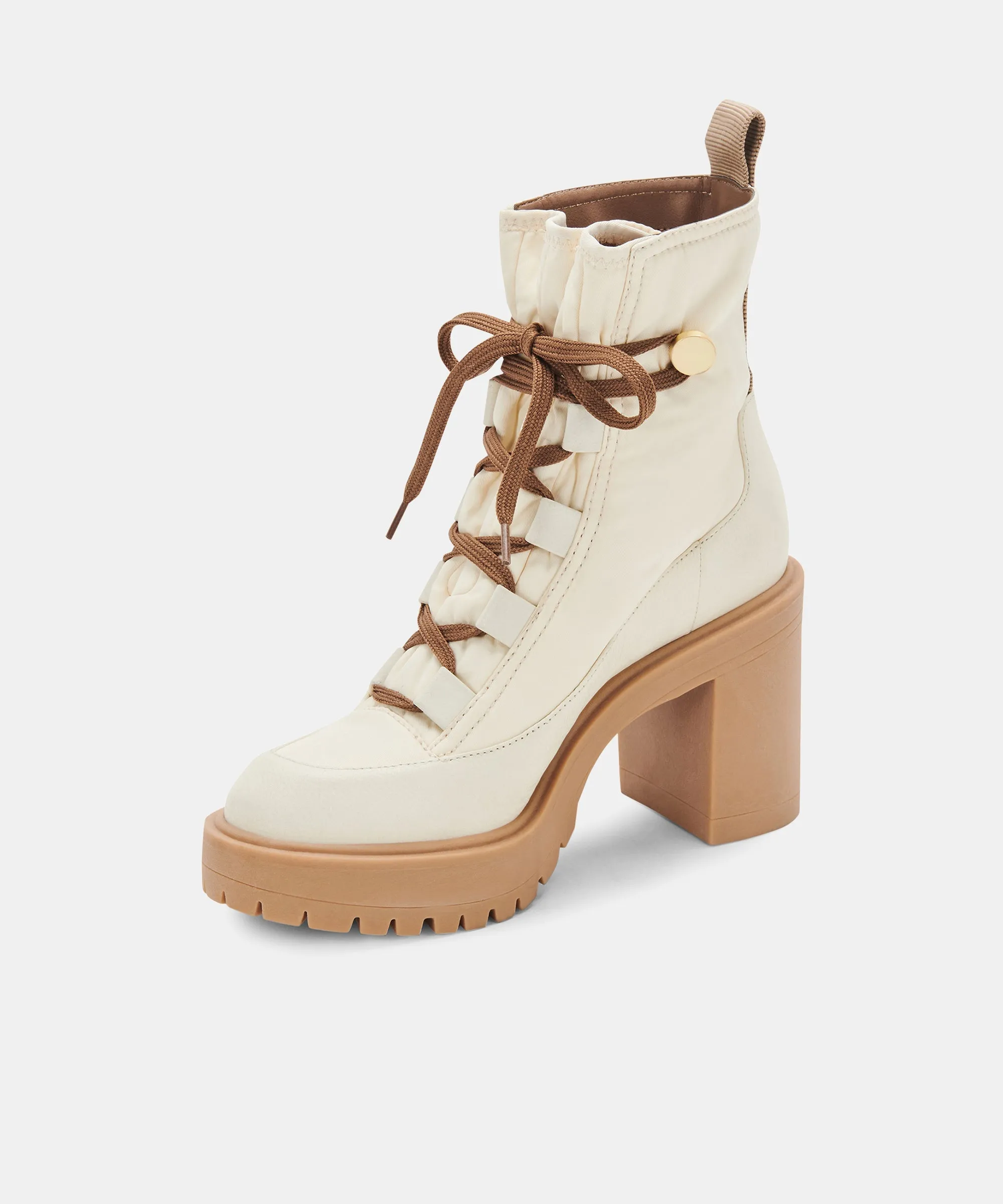 CELIDA BOOTS OFF WHITE NYLON - re:vita