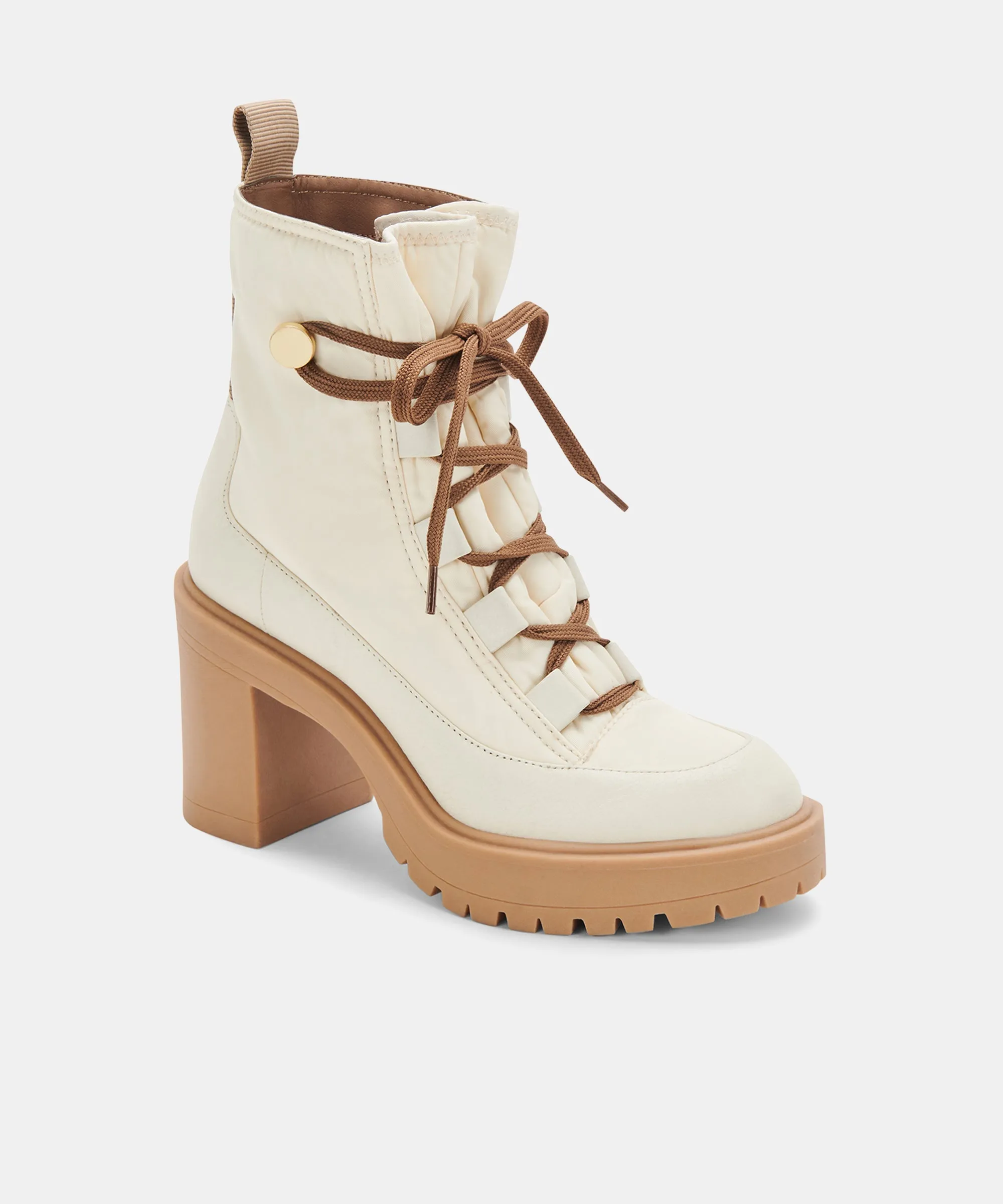 CELIDA BOOTS OFF WHITE NYLON - re:vita