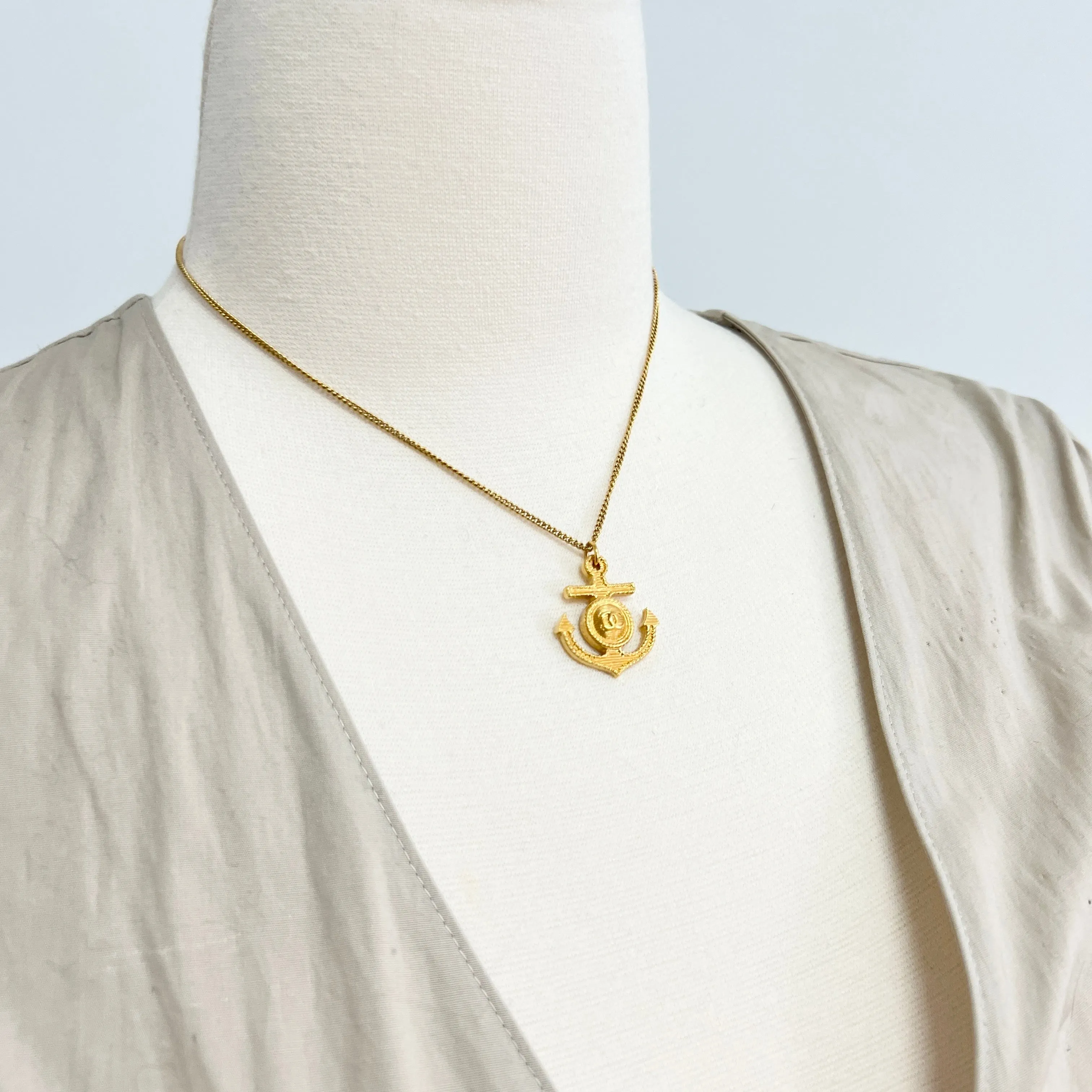 Chanel Anchor Necklace Costume Jewellery