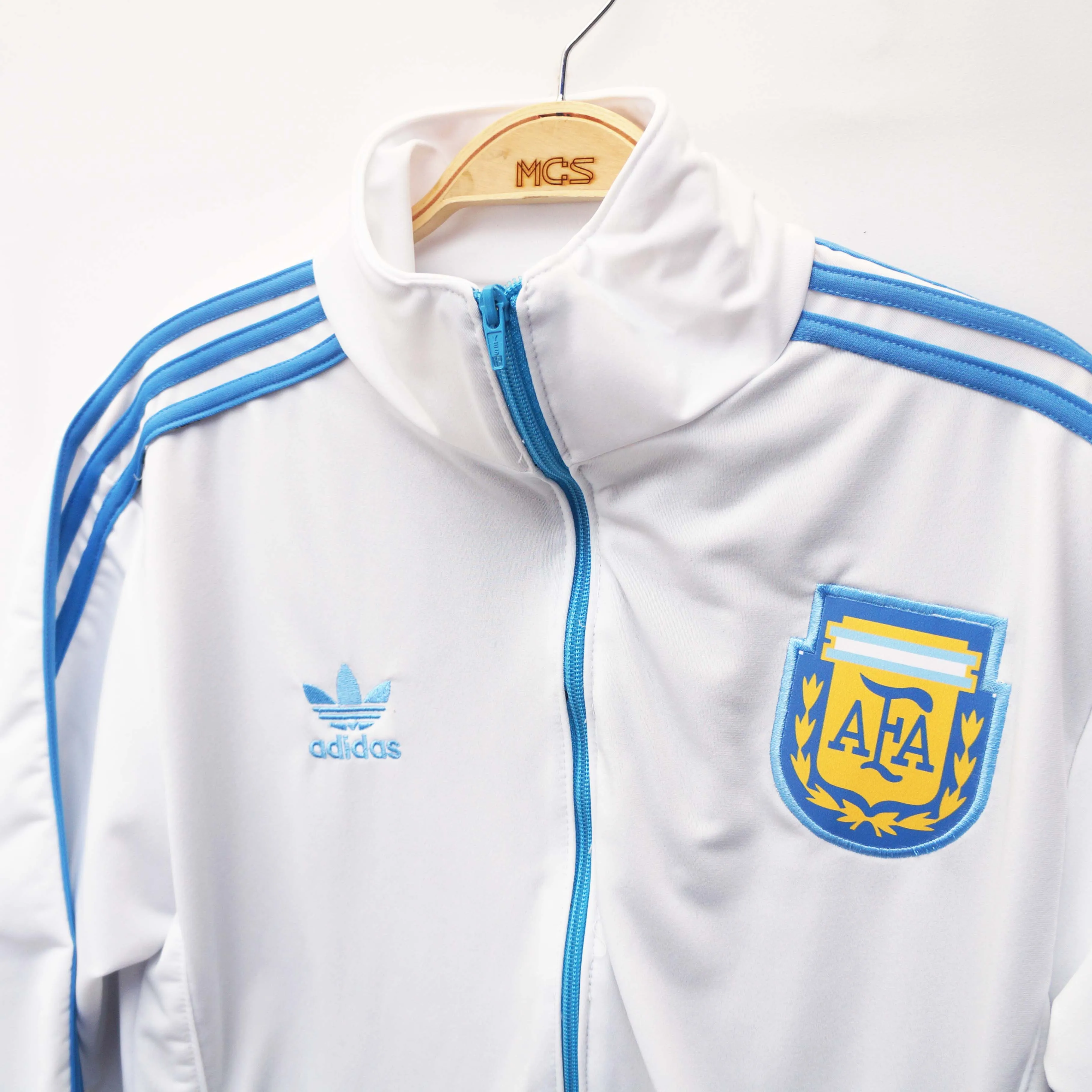 Chaqueta Argentina Blanca azul celeste