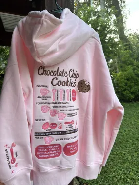 Chocolate Chip Cookie Recipe Embroider Hoodie