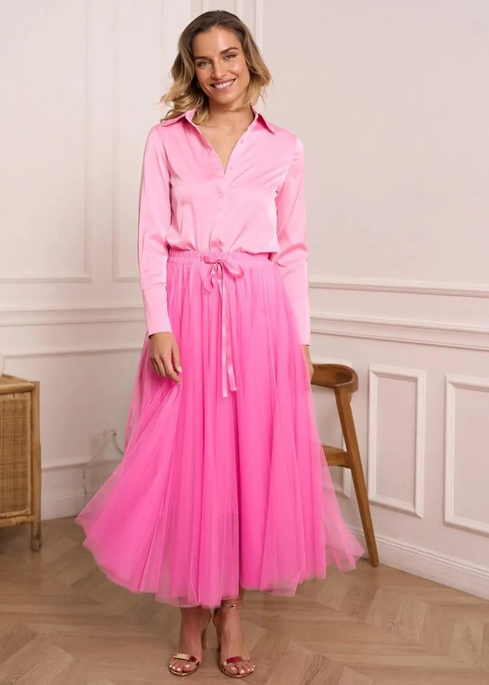 Choklate Paris Amore Tulle Skirt Candy Pink