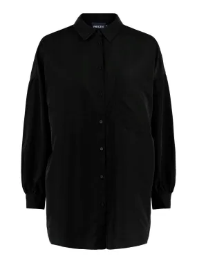 Chrilina Oversized Shirt - Sort