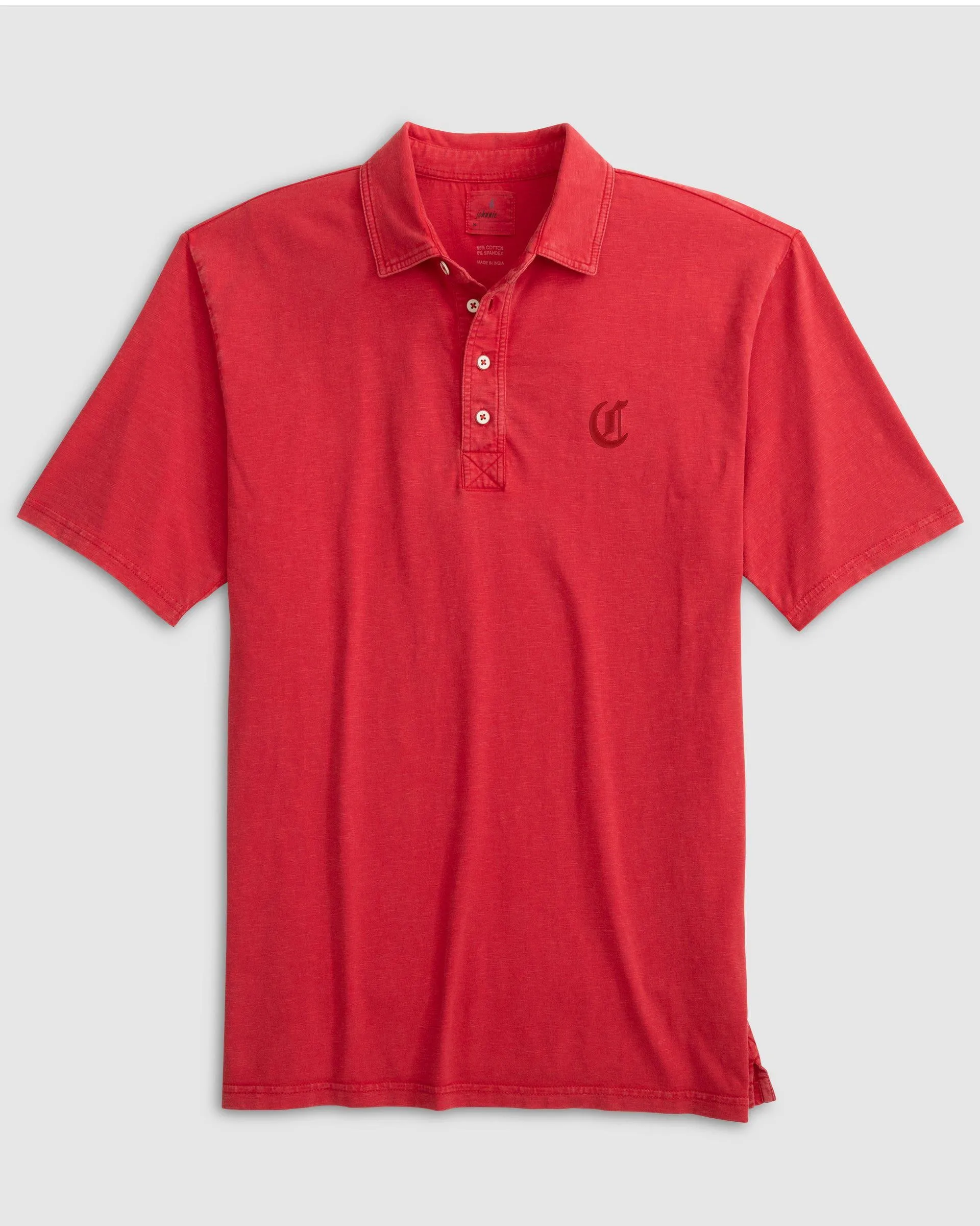 Cincinnati Reds Coastal Wash Original Polo - Cooperstown Logo