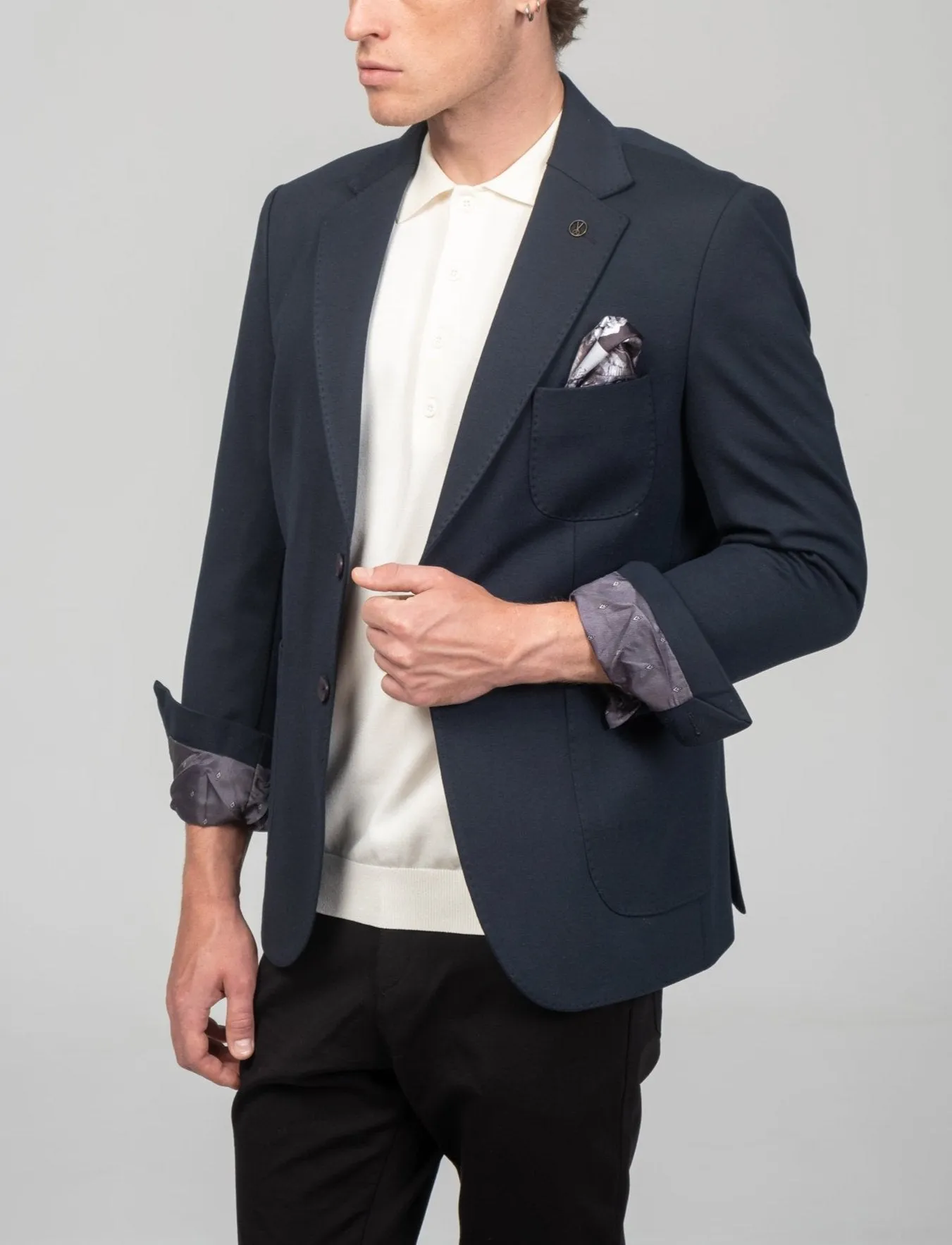 Classic Fit Jetsetter Blazer - Navy