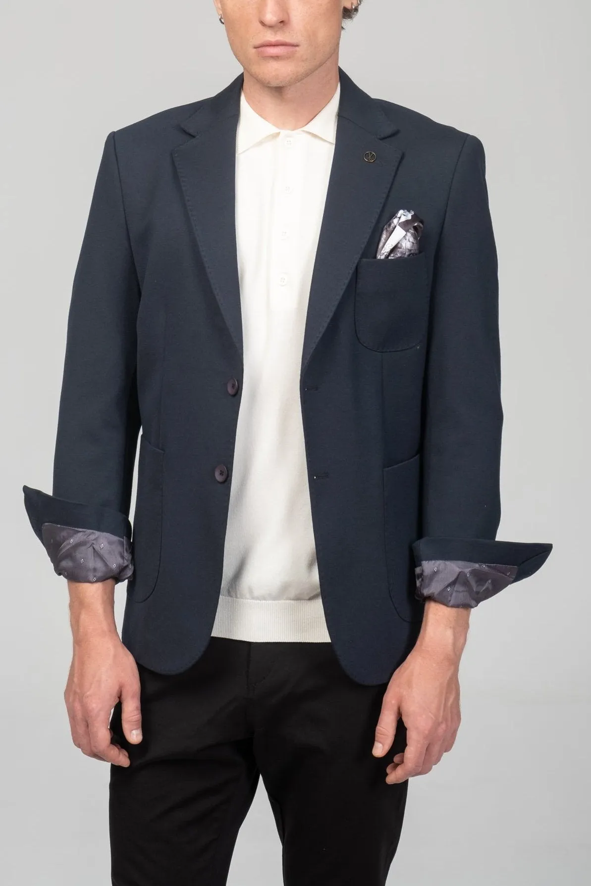 Classic Fit Jetsetter Blazer - Navy