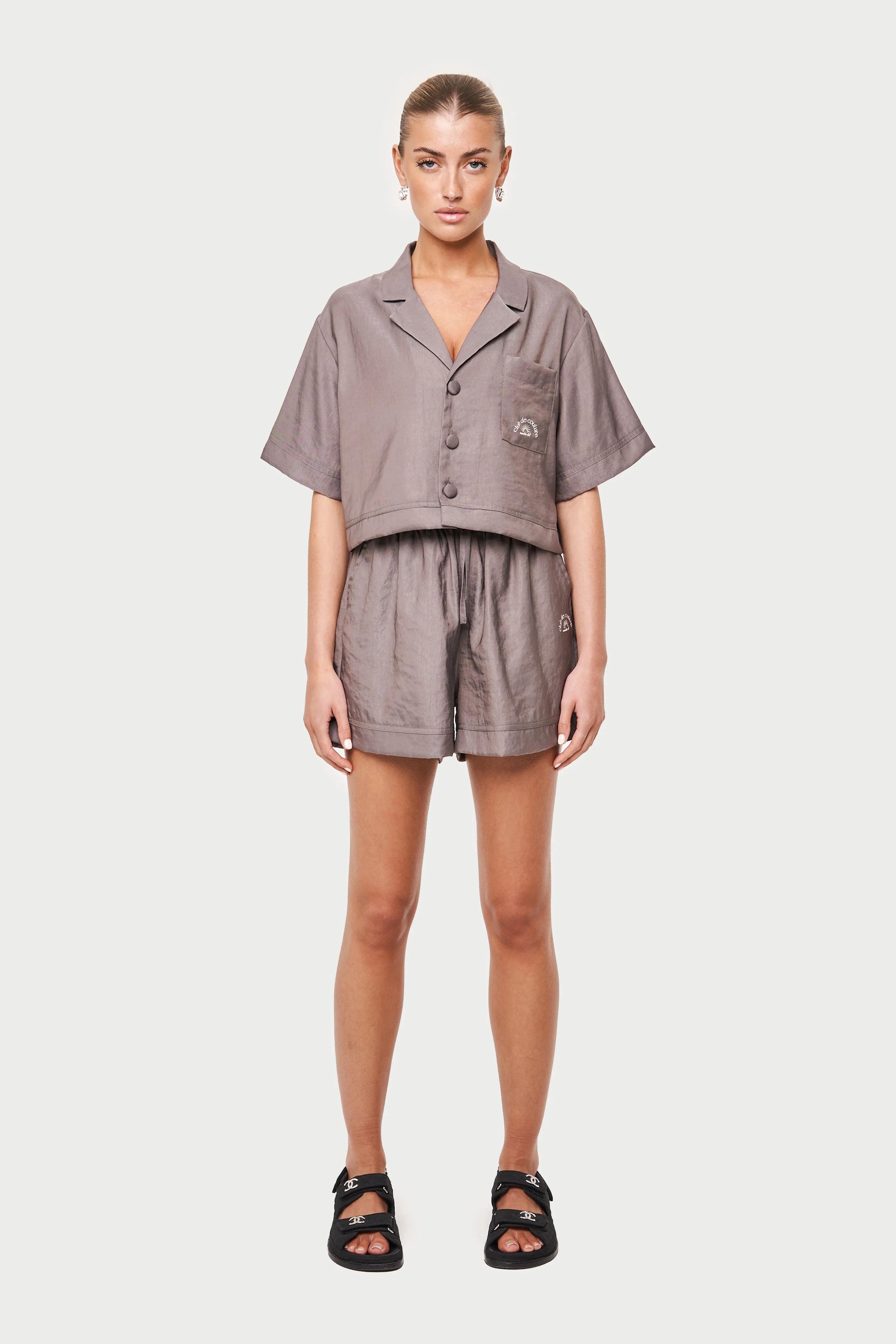 CLUB DE COUTURE RESORT SHIRT - MINK