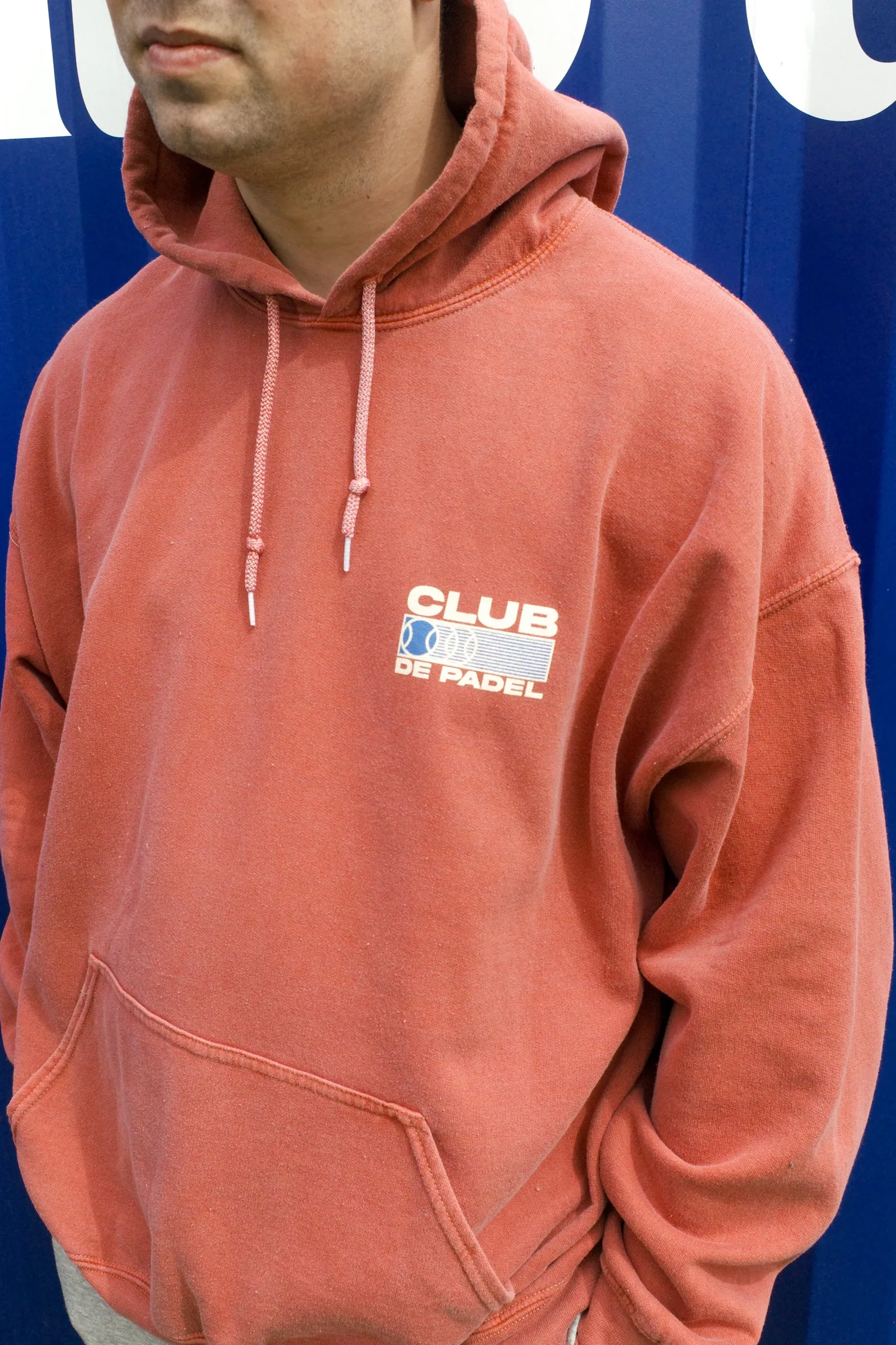 Club de Padel 'Heritage' Vintage Washed Hoodie - Burnt Orange