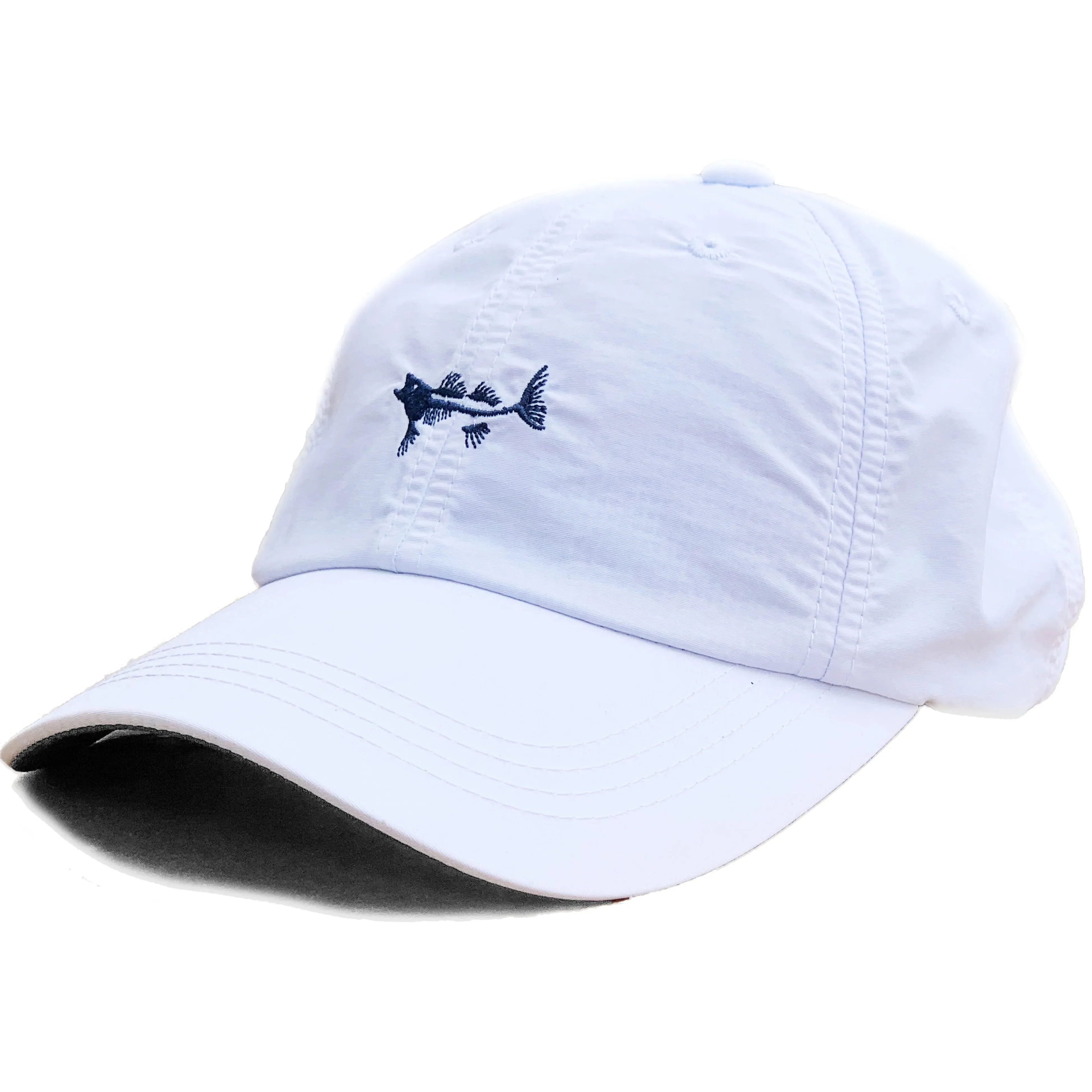 Coastal Cotton White Nylon Basic Cap