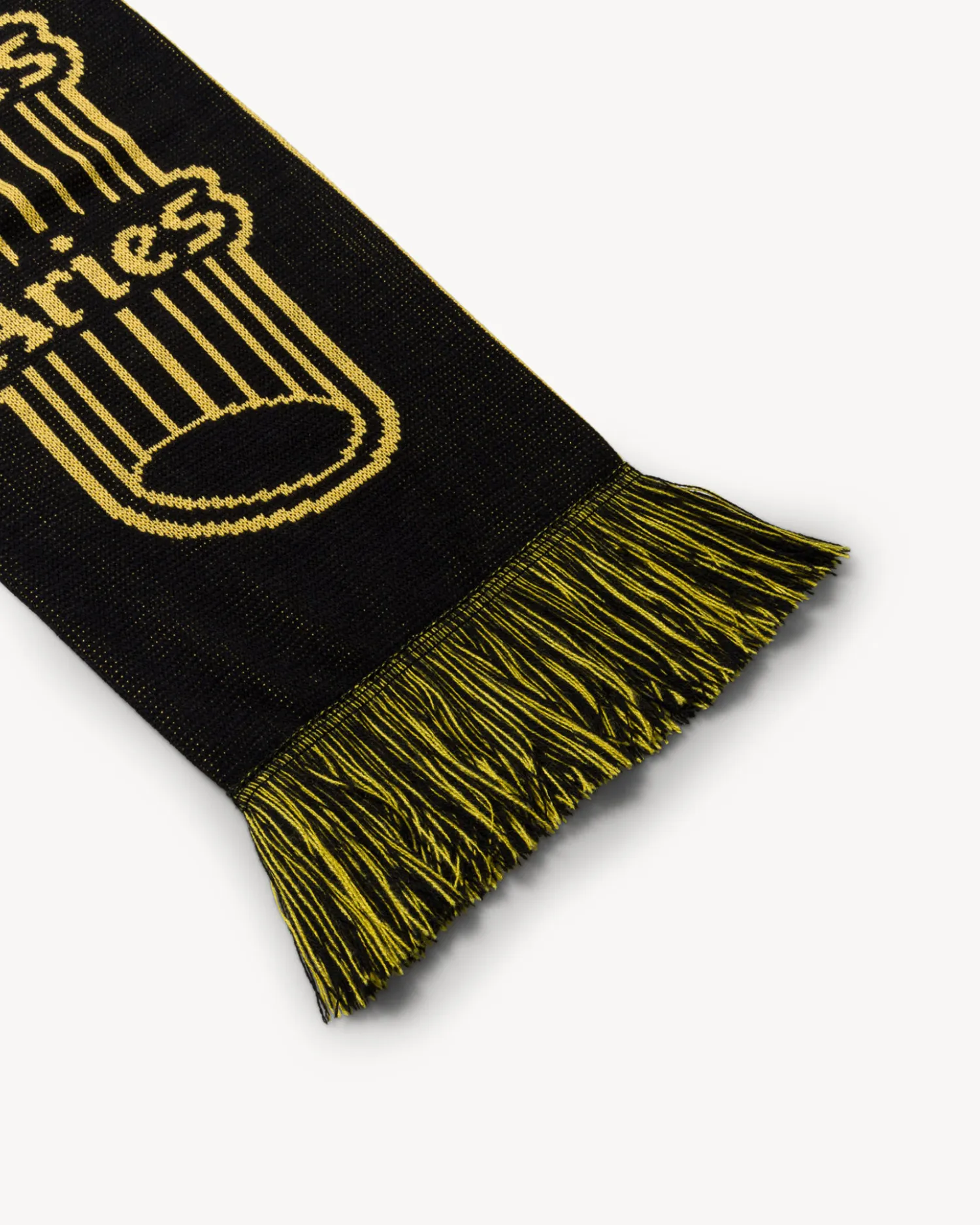 Column Scarf - Black / Yellow