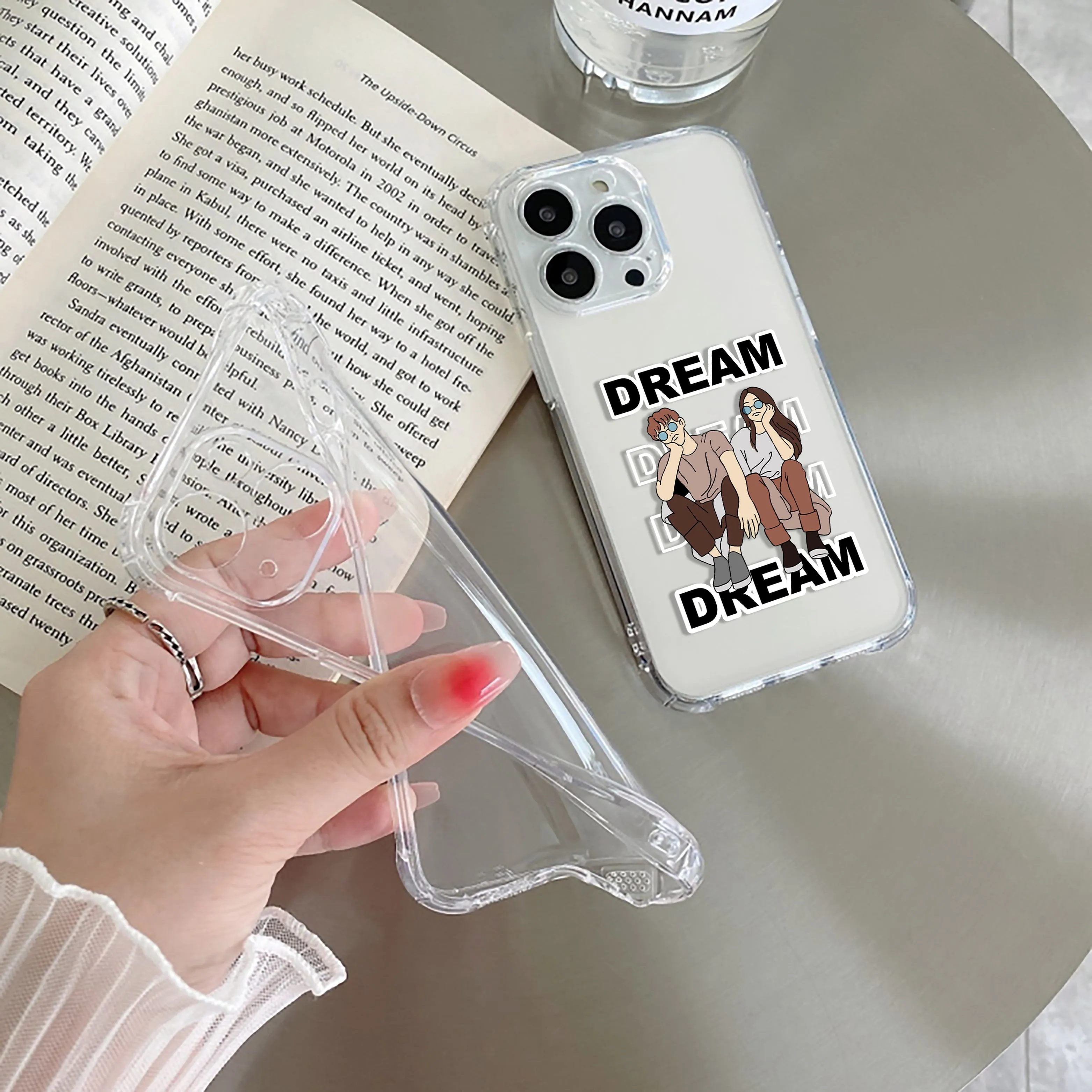 Couple Dream Customize Transparent Silicon Case For OnePlus