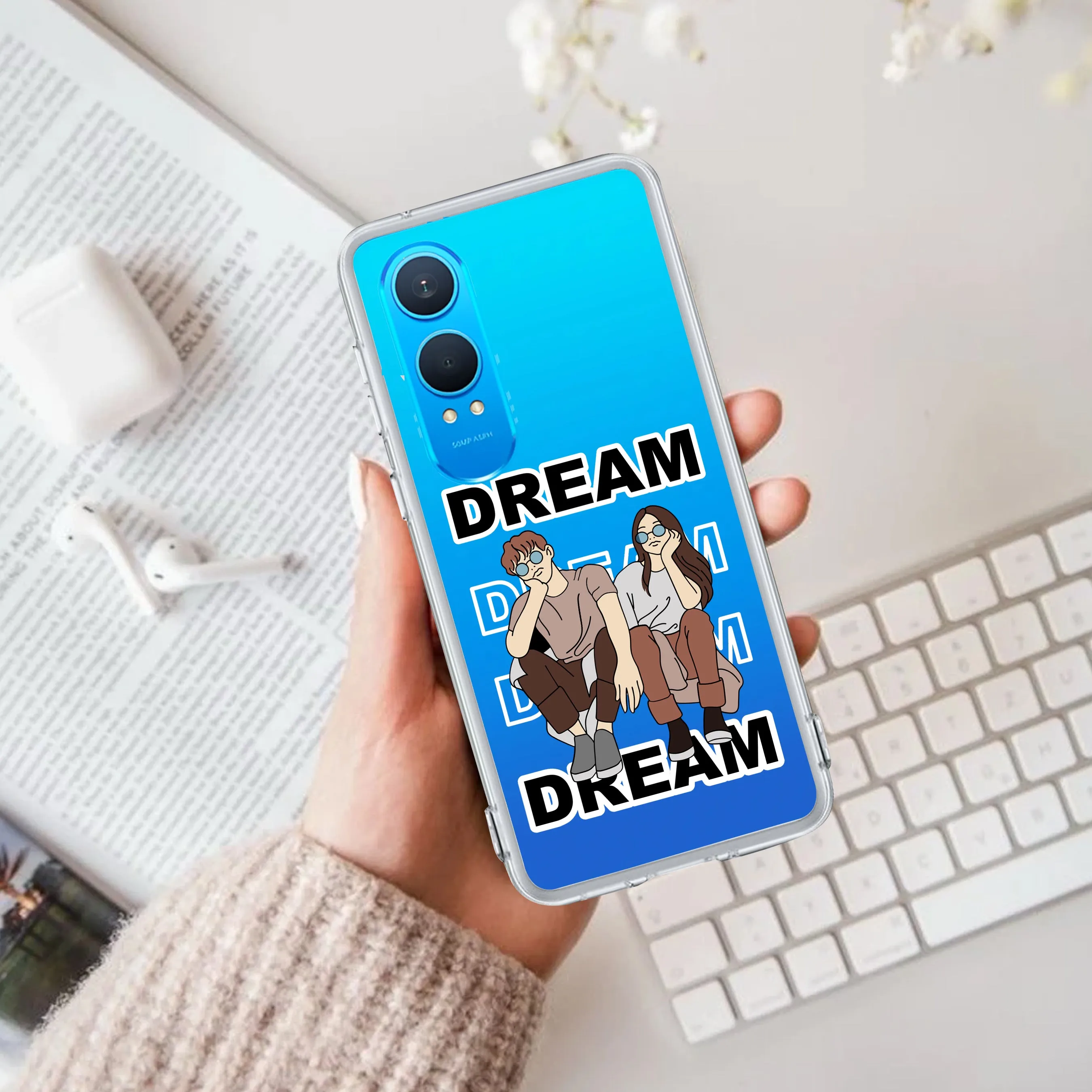 Couple Dream Customize Transparent Silicon Case For OnePlus