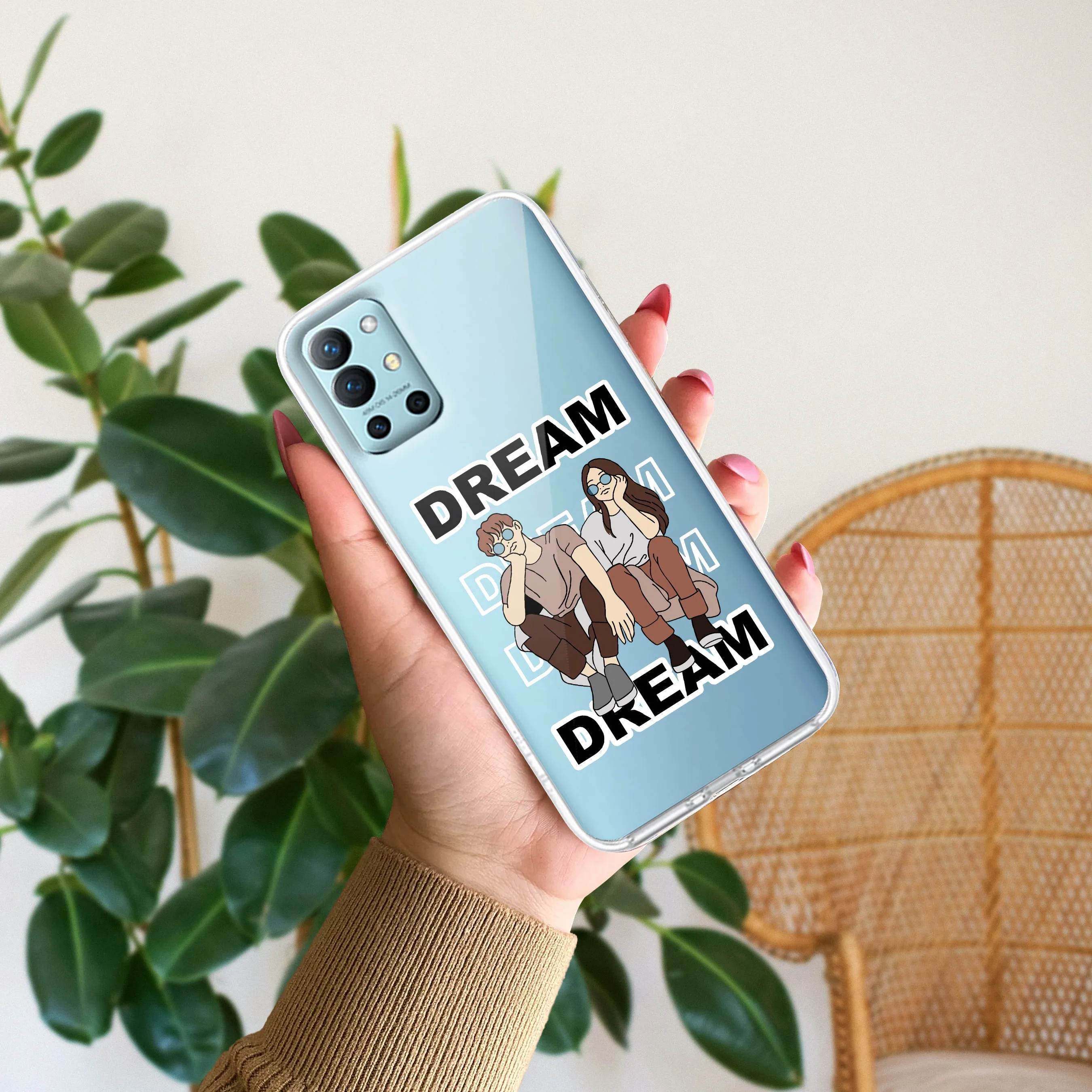 Couple Dream Customize Transparent Silicon Case For OnePlus