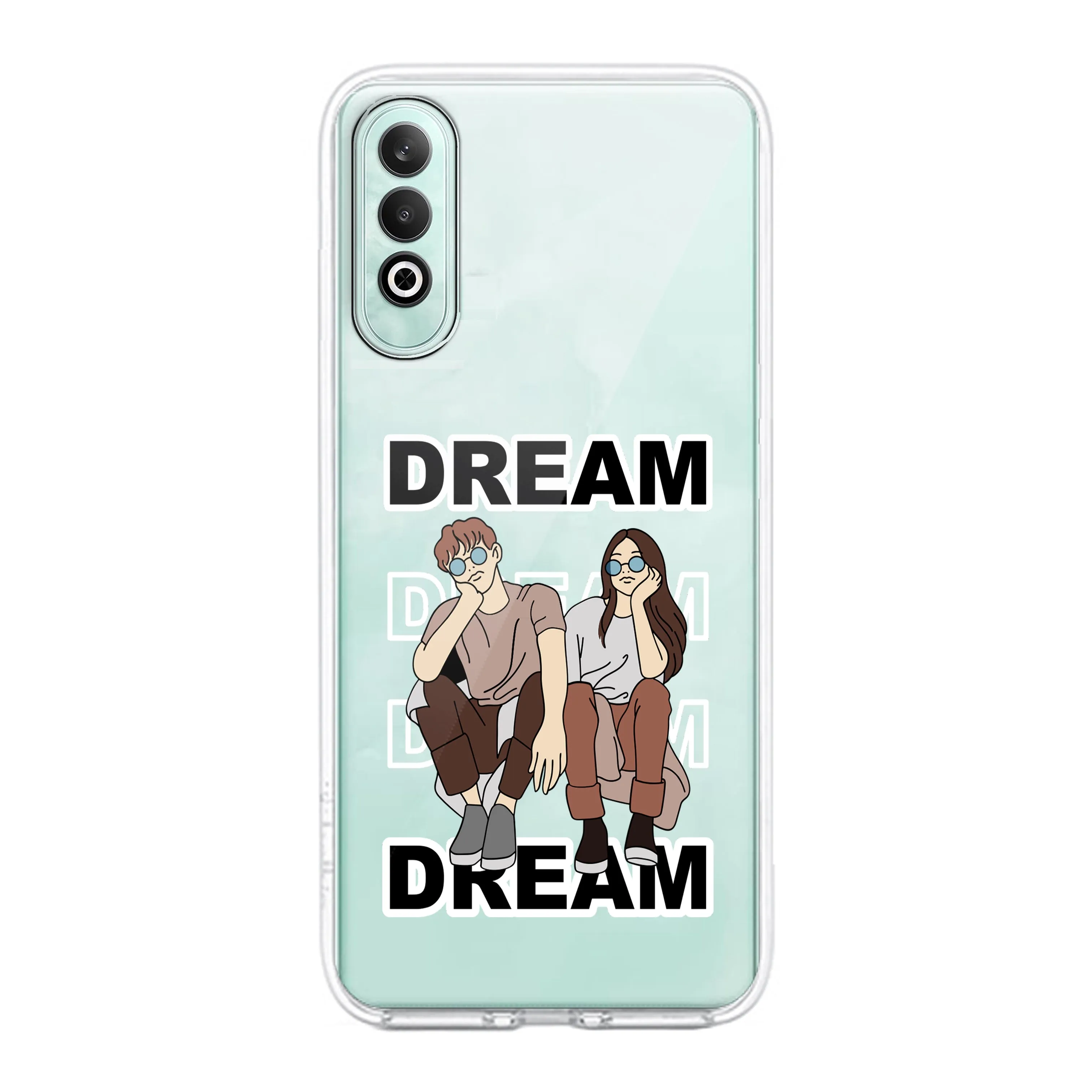 Couple Dream Customize Transparent Silicon Case For OnePlus