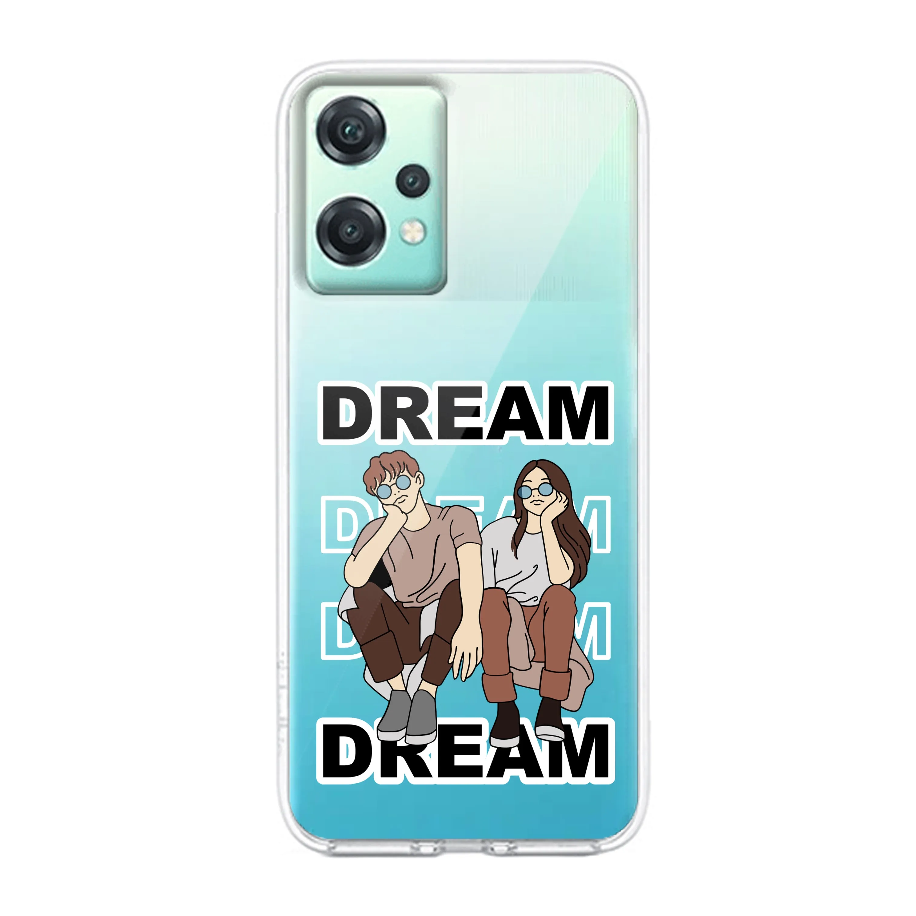 Couple Dream Customize Transparent Silicon Case For OnePlus