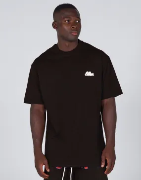 Court Drip Basketball Tee - Black & Cream