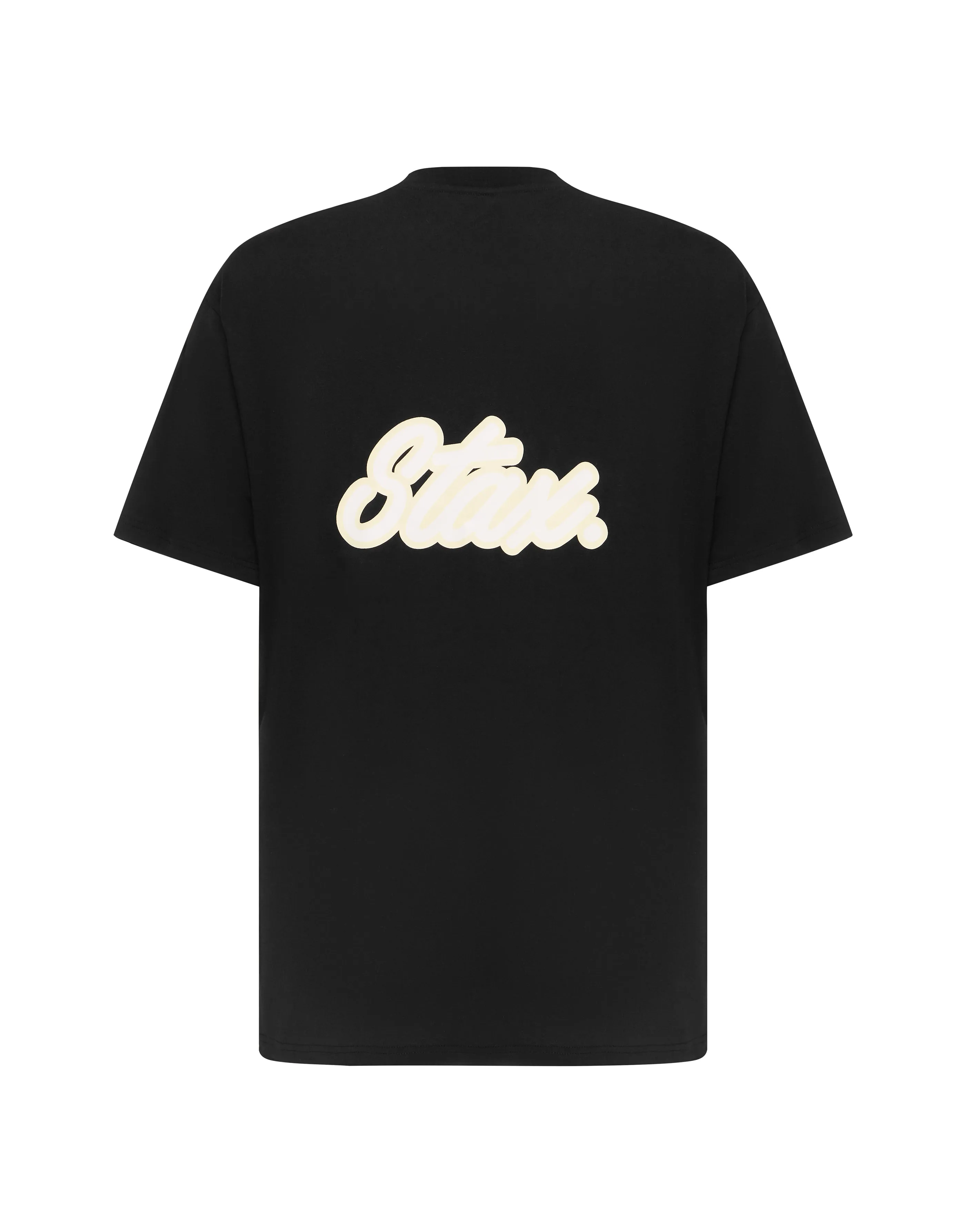 Court Drip Basketball Tee - Black & Cream