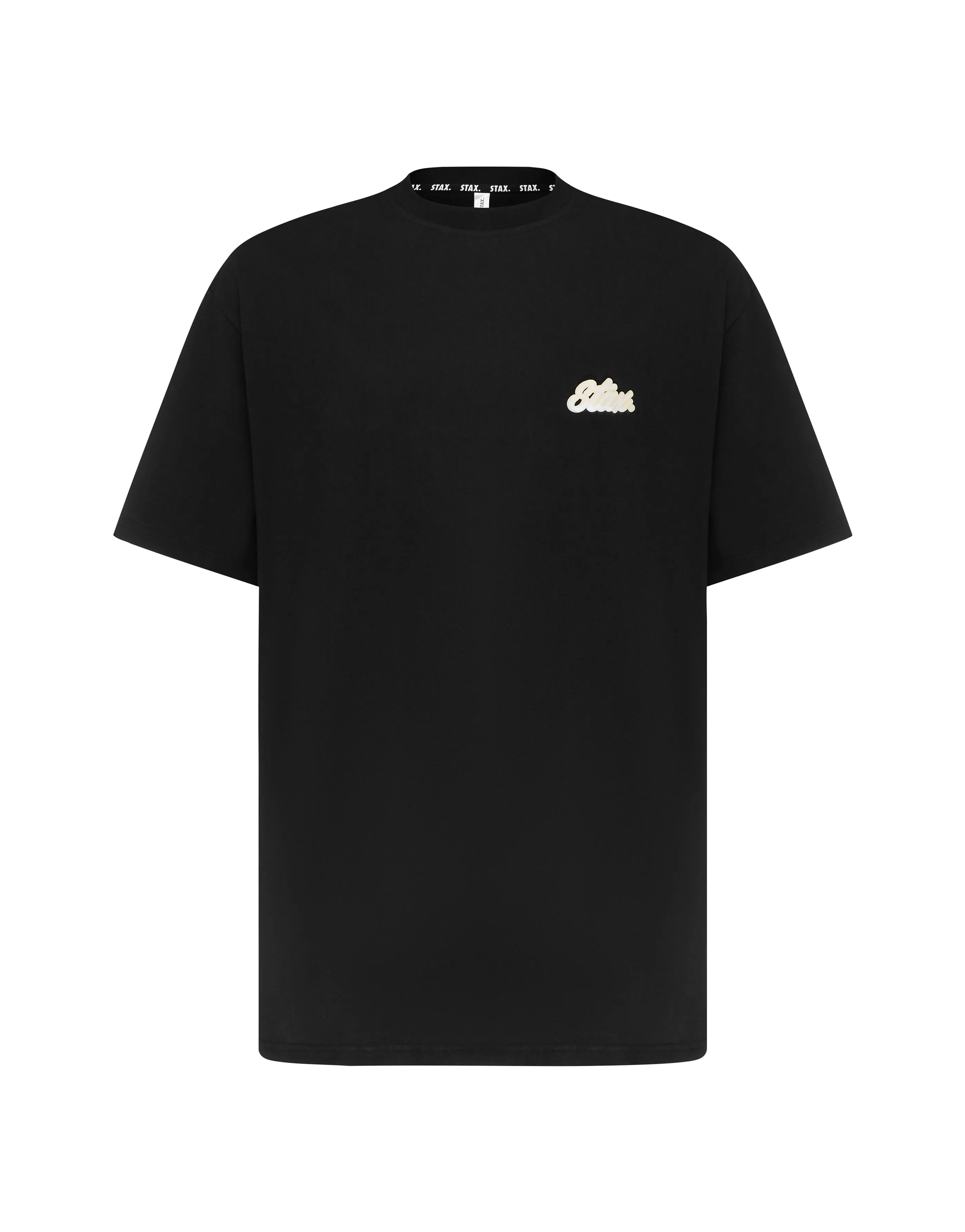 Court Drip Basketball Tee - Black & Cream