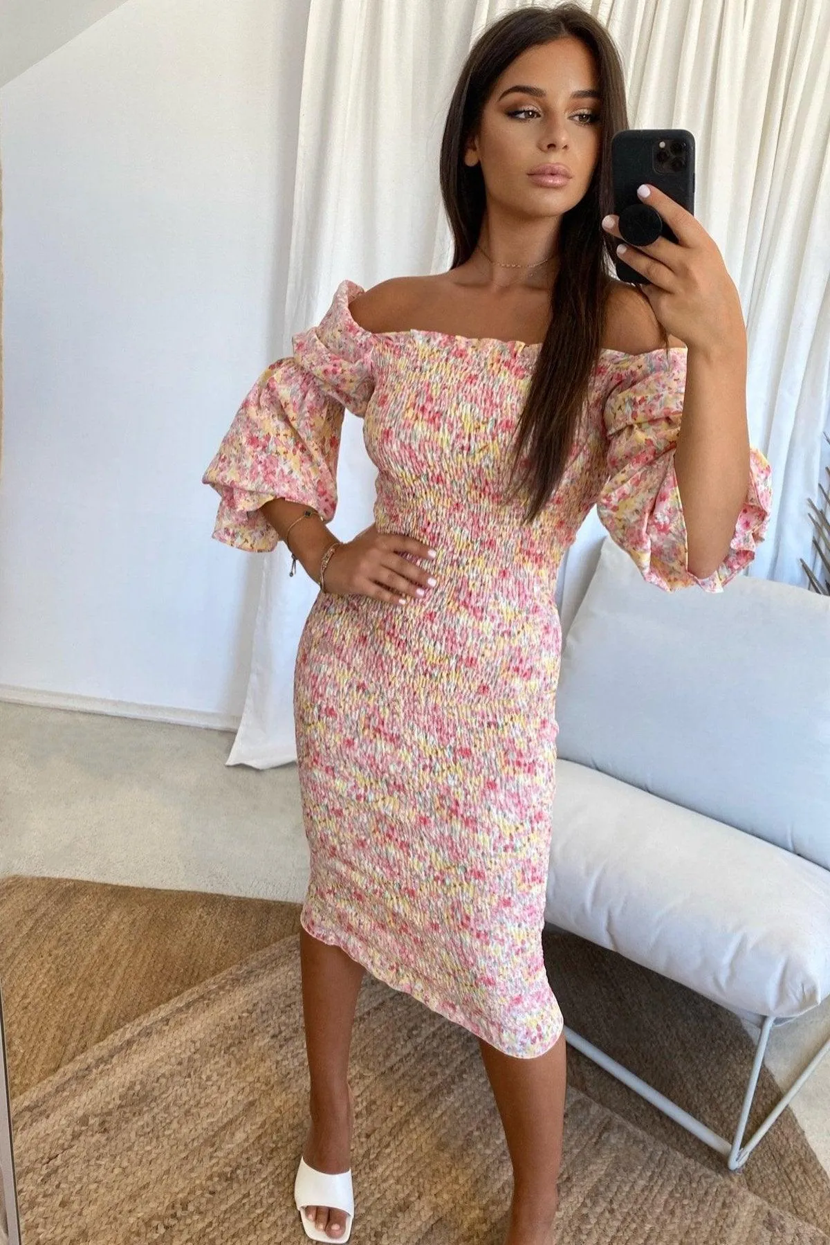 Courtney Dress - Sunset Floral