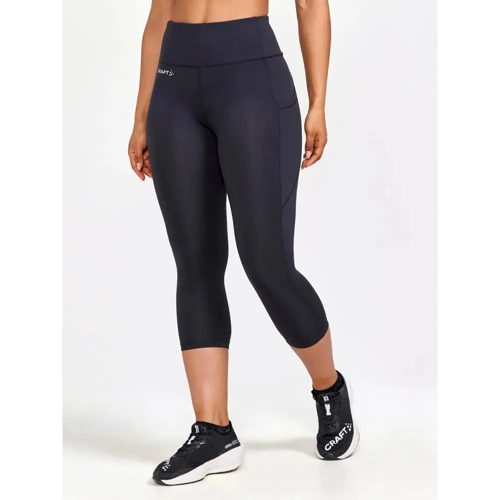 Craft | Adv Essence | Capri Tight 2 | Dames | Black