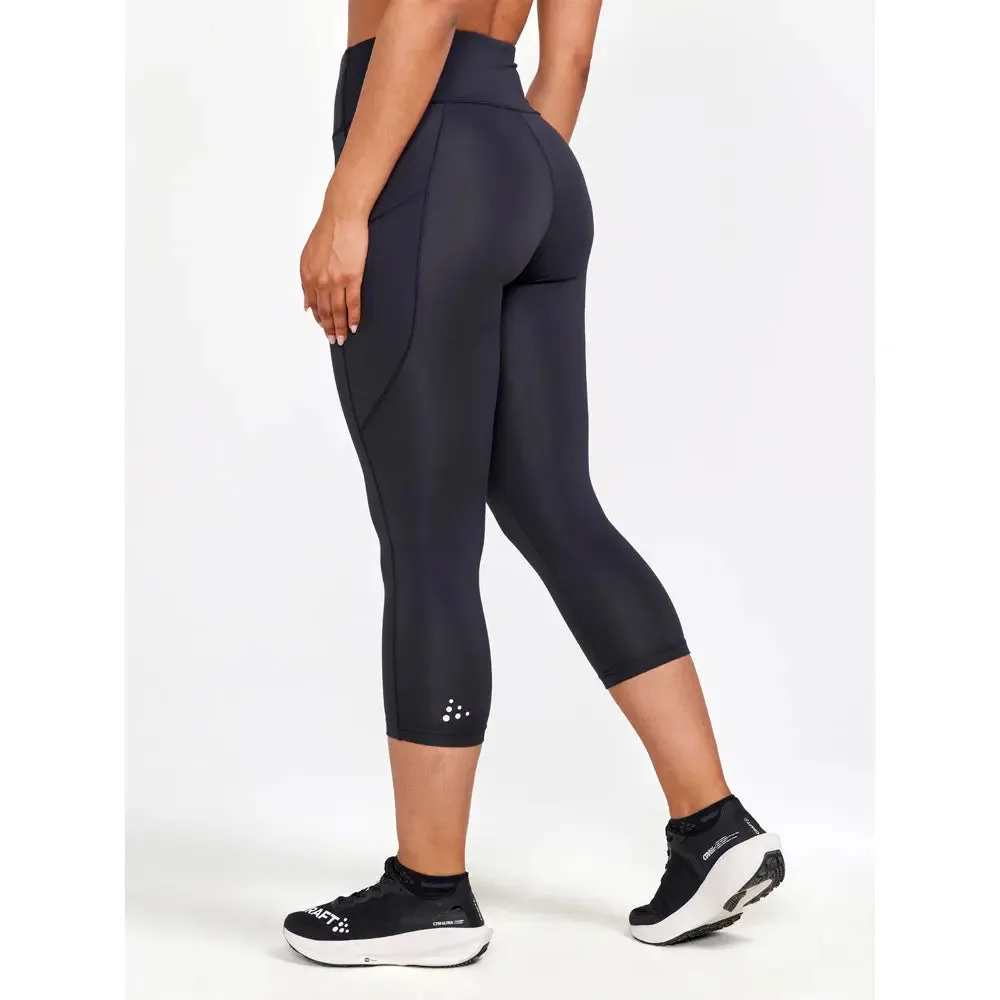 Craft | Adv Essence | Capri Tight 2 | Dames | Black