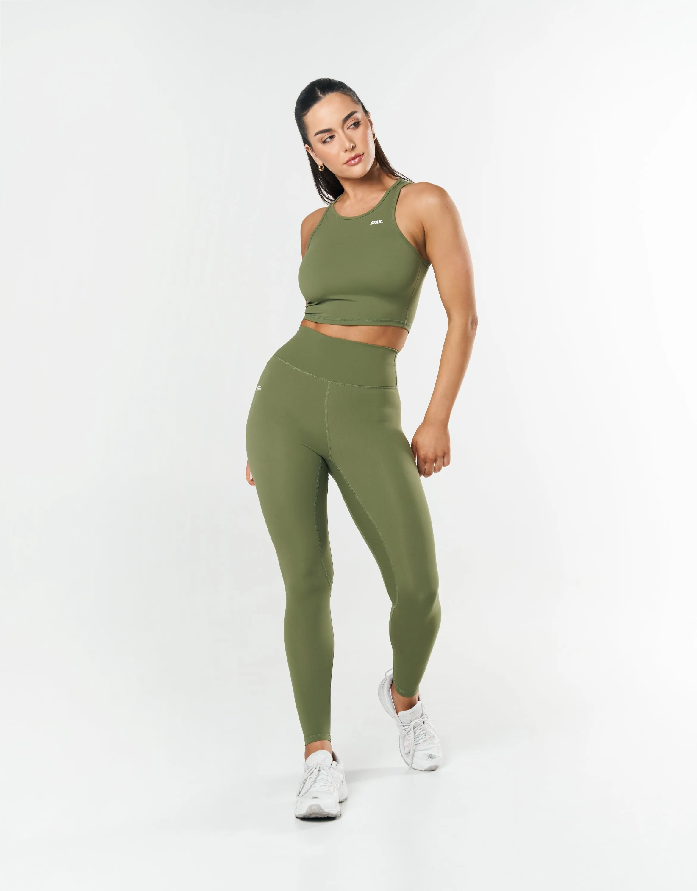 Cropped Tank NANDEX ™ - Khaki