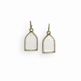 Dainty Stained Glass Earrings