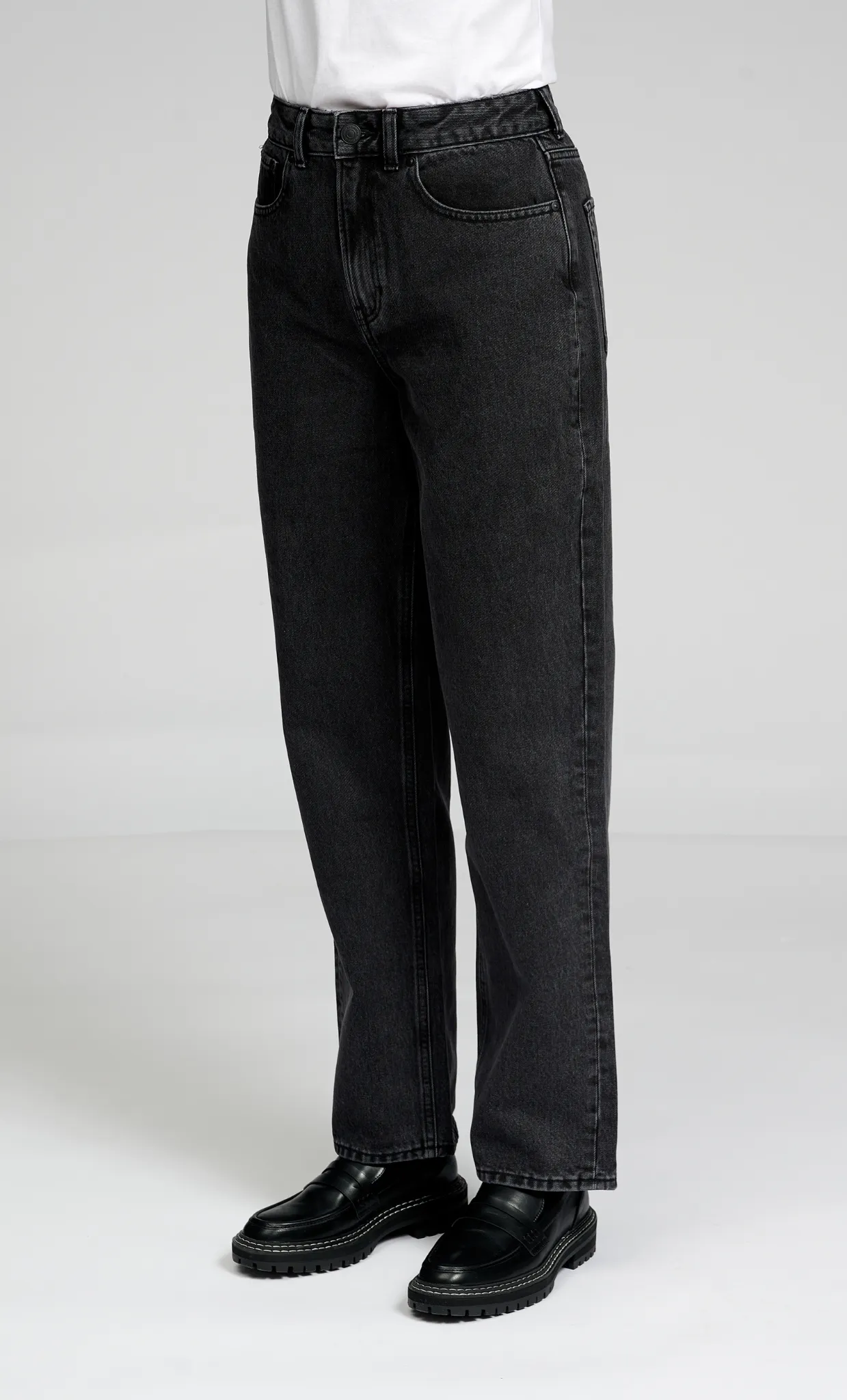 De Originale Performance Loose Jeans - Washed Black Denim