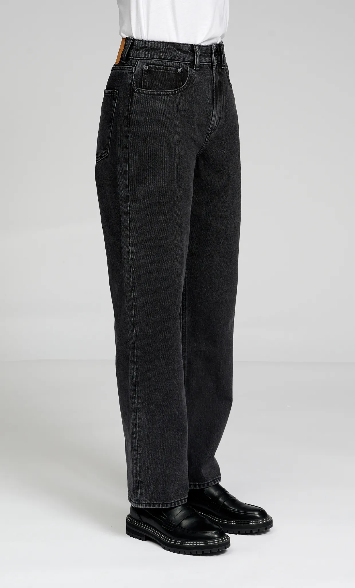 De Originale Performance Loose Jeans - Washed Black Denim