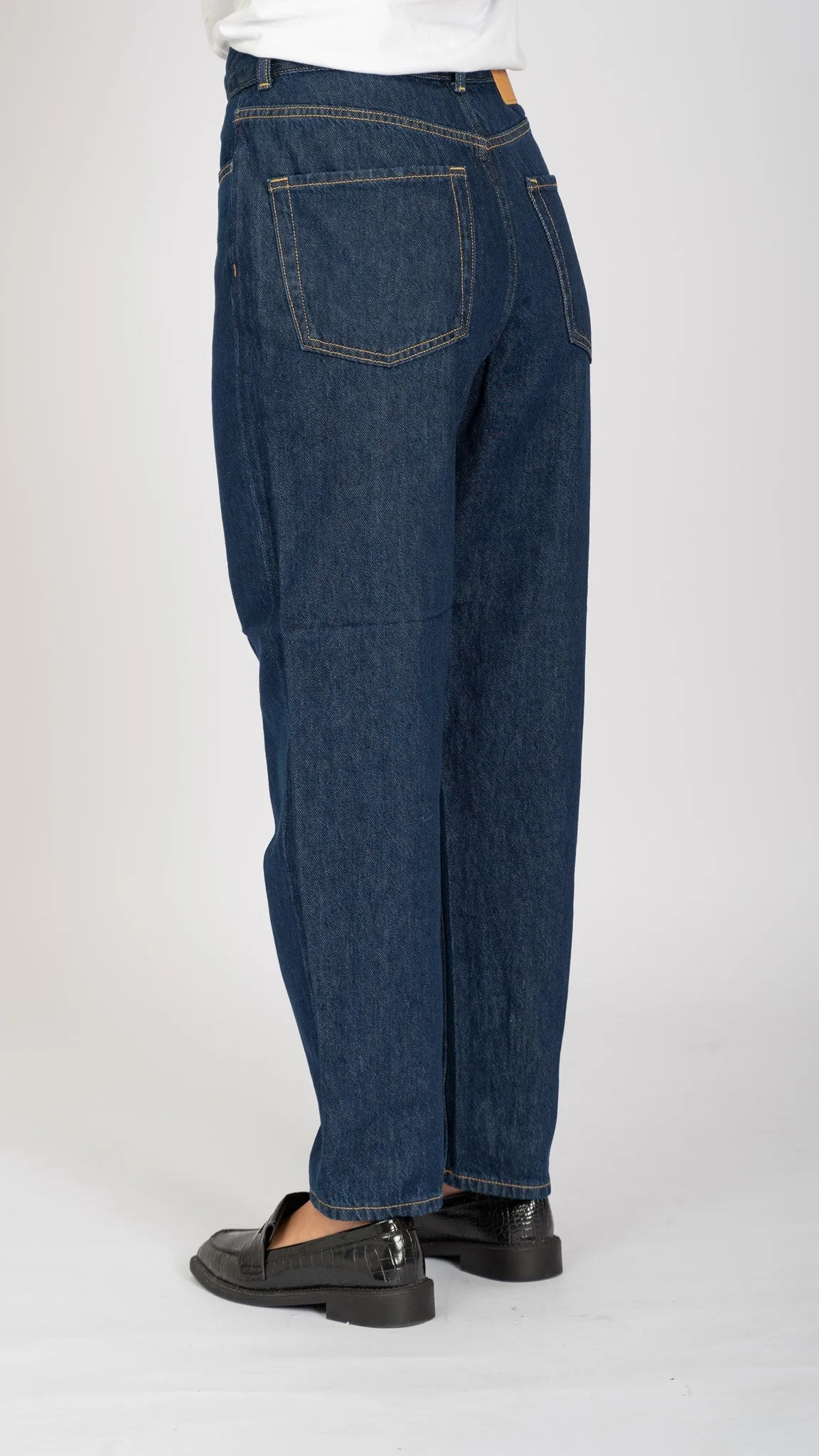 De Originale Performance Mom Jeans - Dark Blue Denim