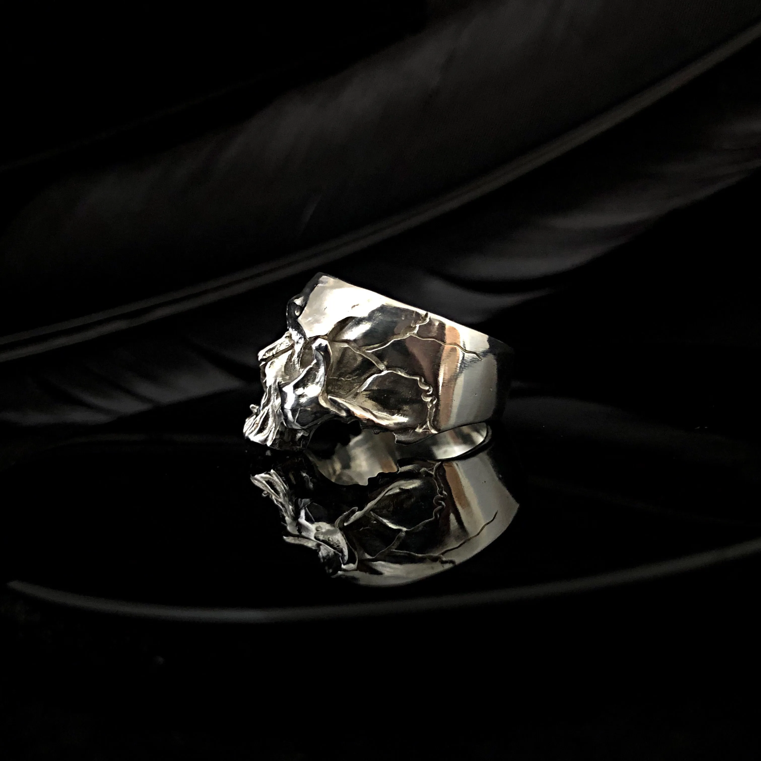 Death Mask Ring