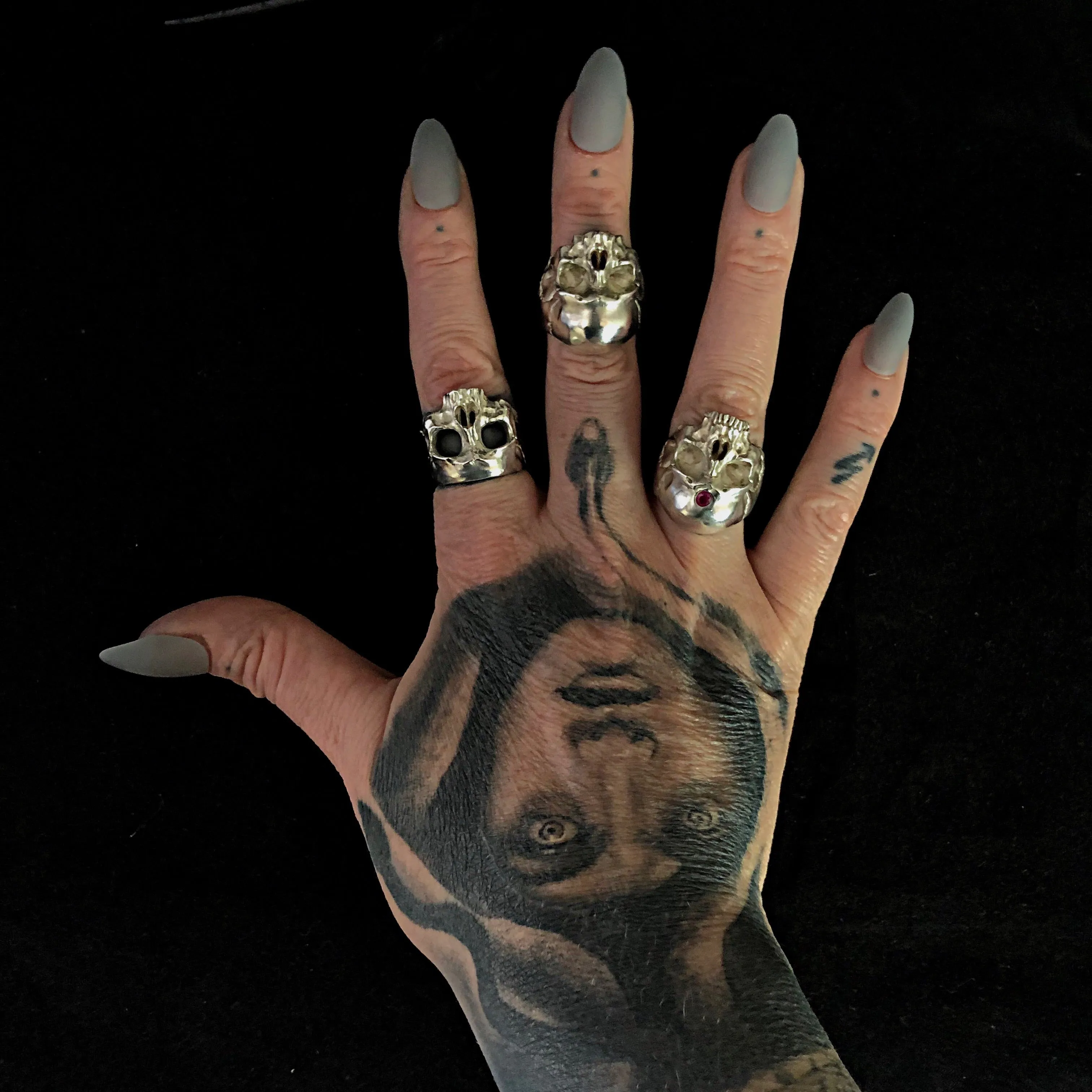 Death Mask Ring