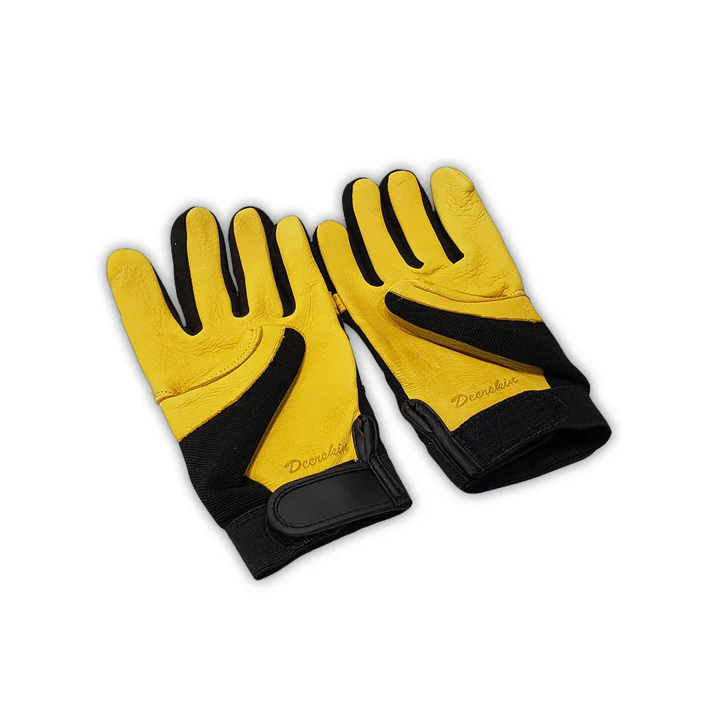 Deerskin and Nylon Stretch Sport Glove