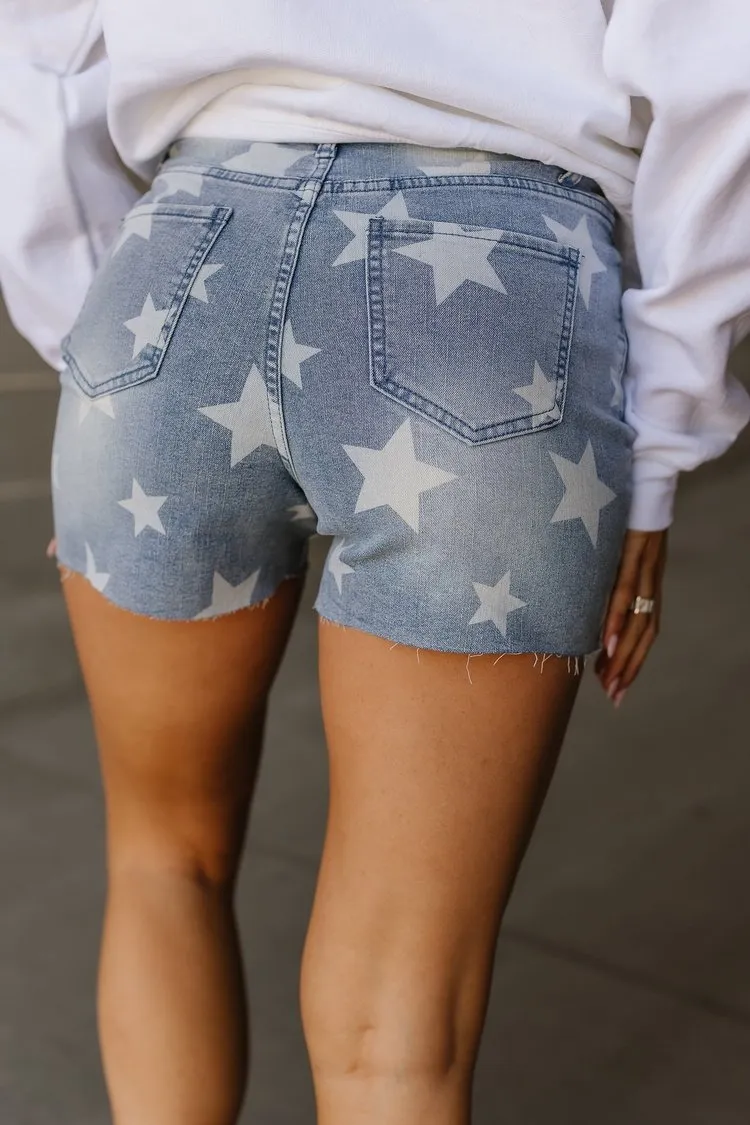 Denim Star Shorts