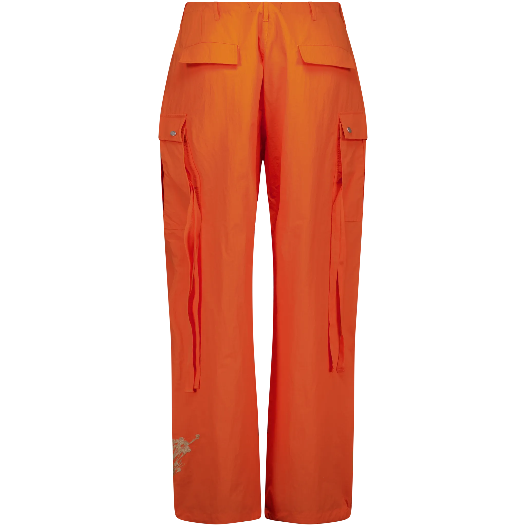 Desert Marigold Embroidered Nylon Cargo Pant