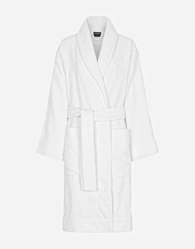 DGH Bath Robe in Terry Cotton Jacquard Ref :TCF009TCAGMU0011