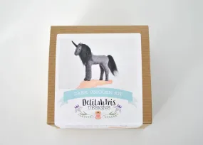 DIY Craft Kit - Dark Unicorn Sewing Kit