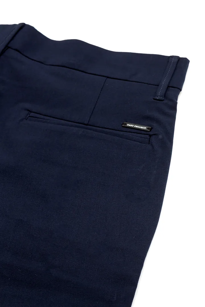 Eco Navy Stretch Chino Shorts