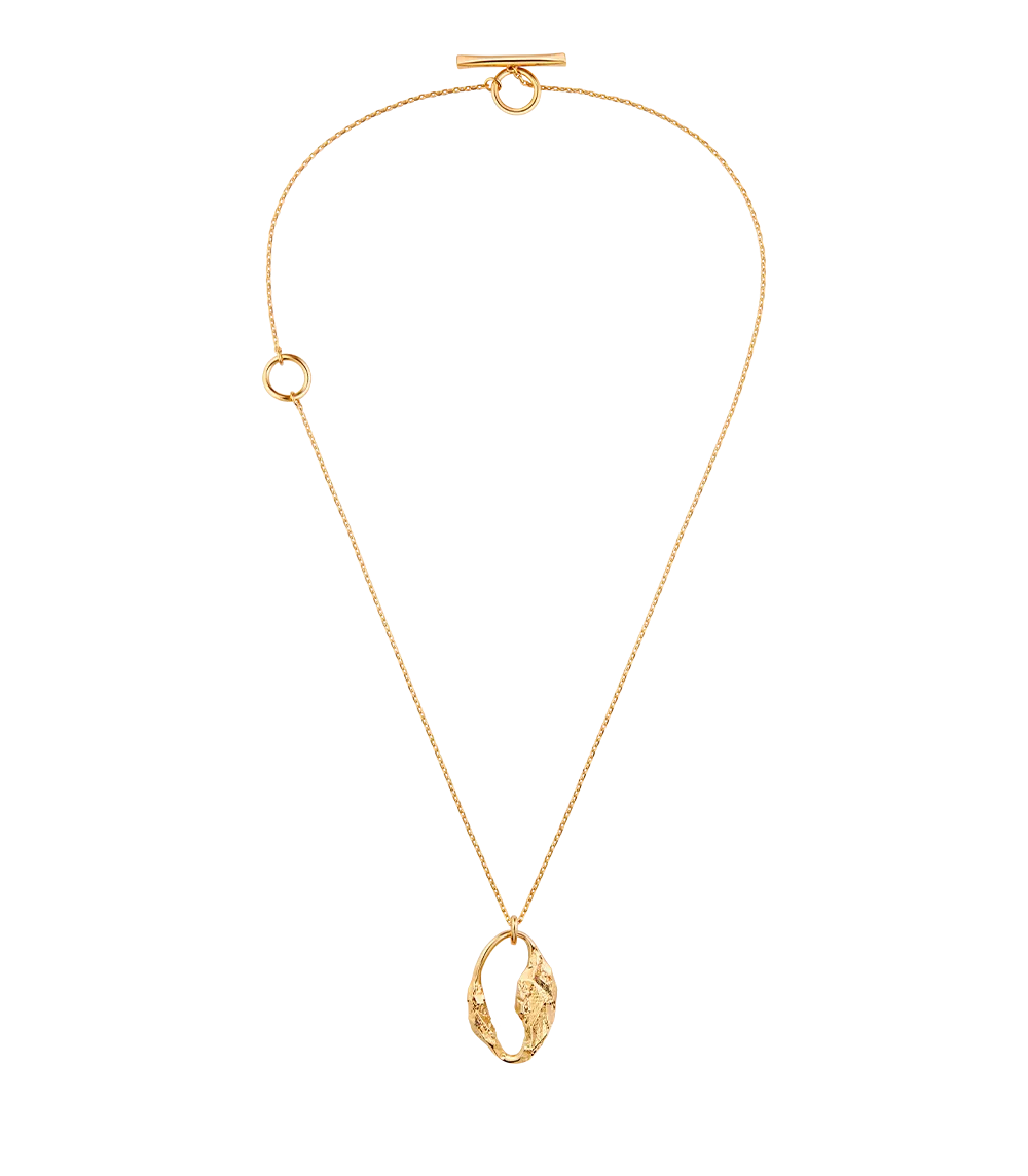 Eroz Pendant - 24 carat gold gilded