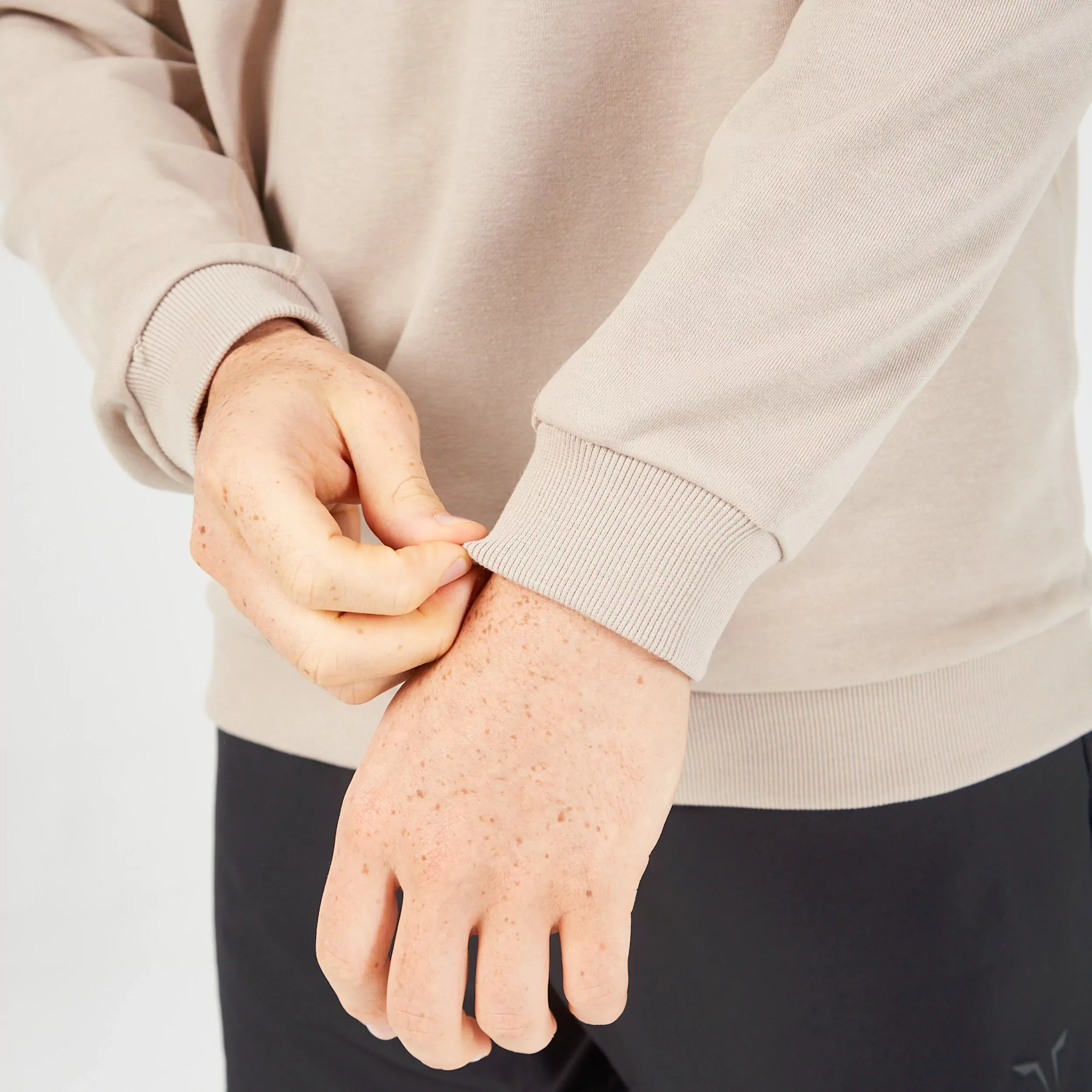 Essential Crew Neck Sweatshirt - Cobblestone