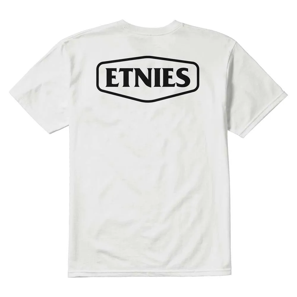 ETNIES CAMISETA DYSTOPIA FONT TEE WHITE