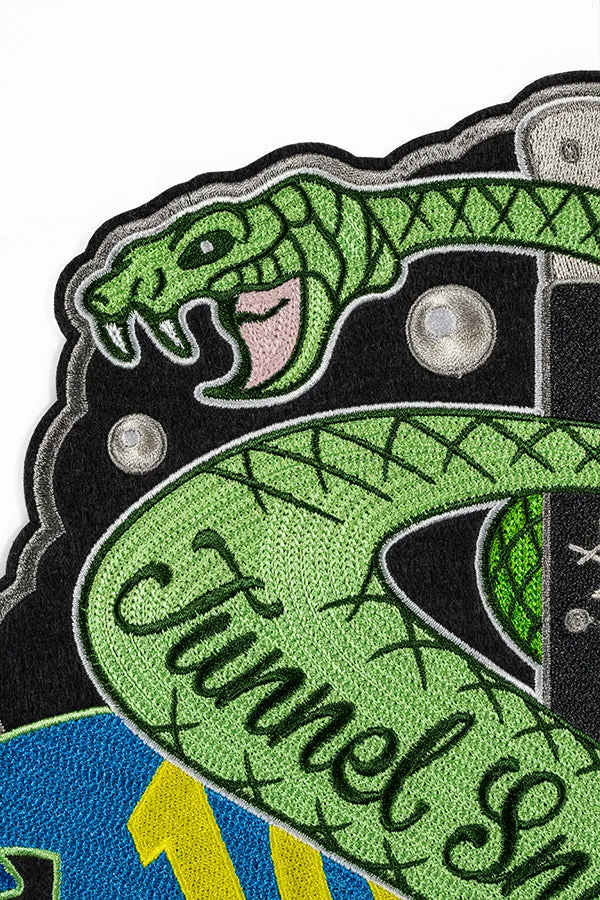 Fallout Tunnel Snakes Rule Chain Stitch Patch