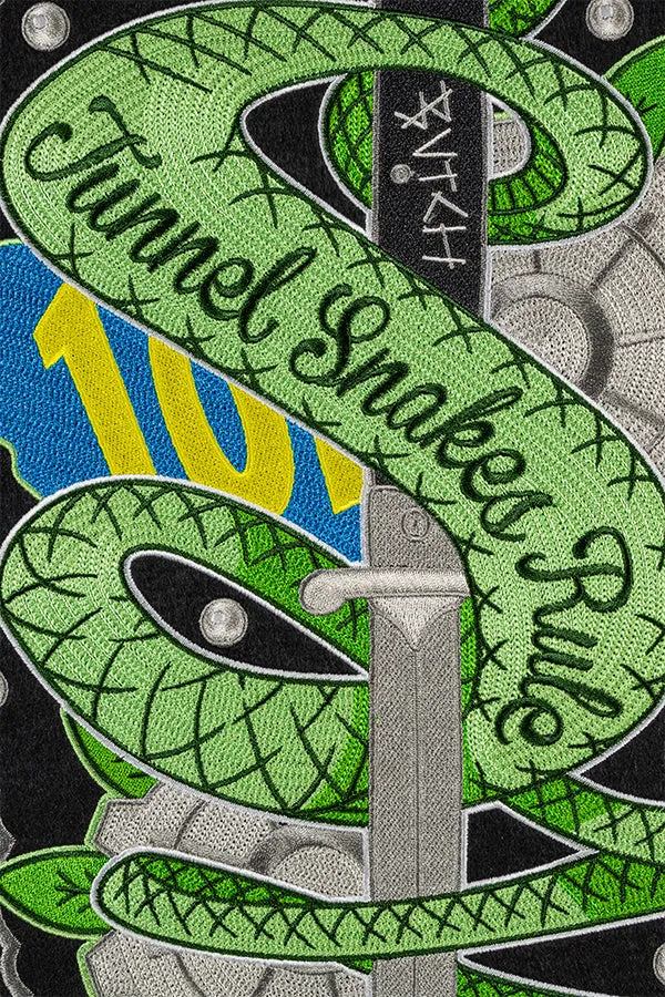 Fallout Tunnel Snakes Rule Chain Stitch Patch